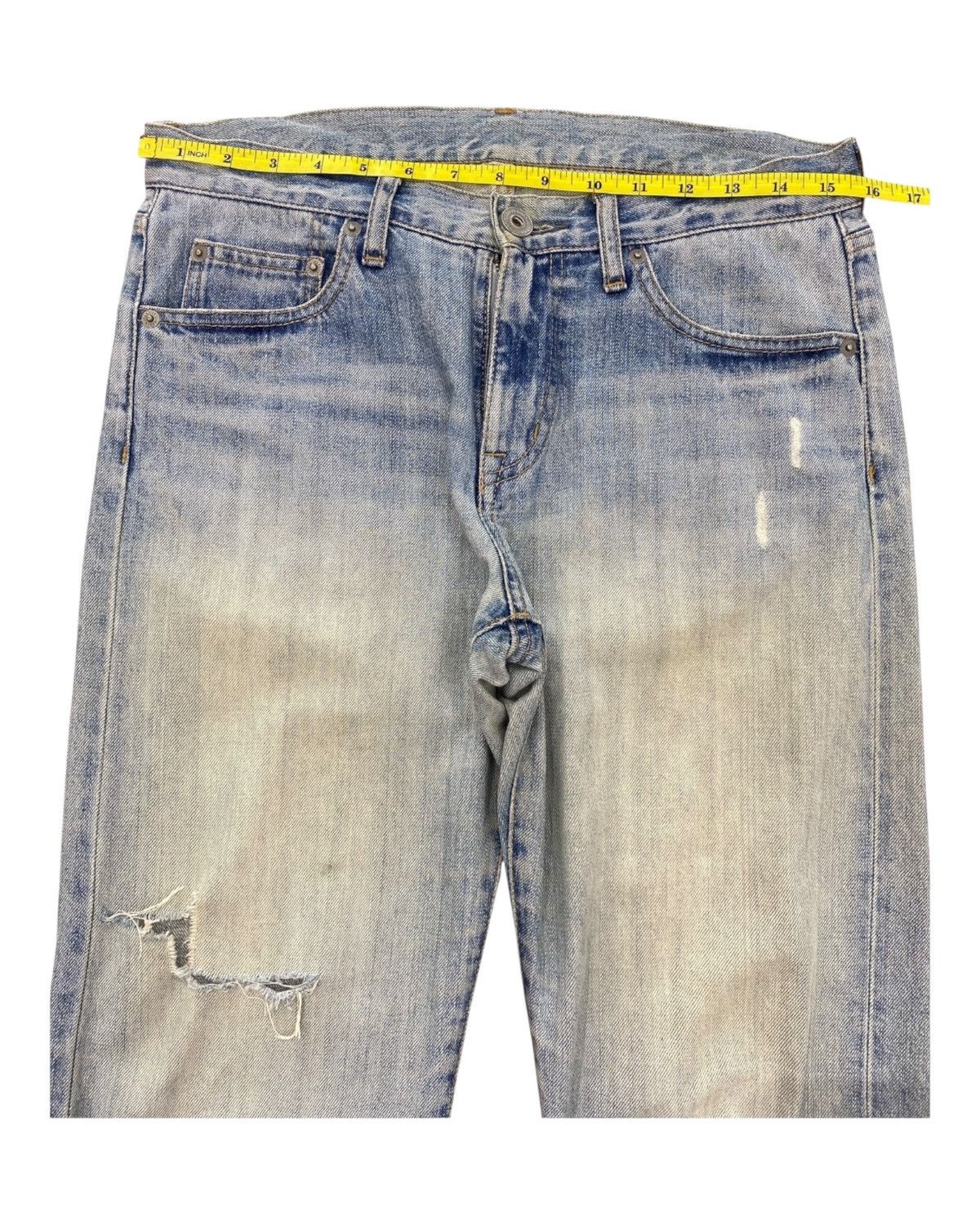 URBAN RESEARCH DOORS Urban Research Doors Faded Ripped Jeans Size US 32 / EU 48 - 8 Thumbnail