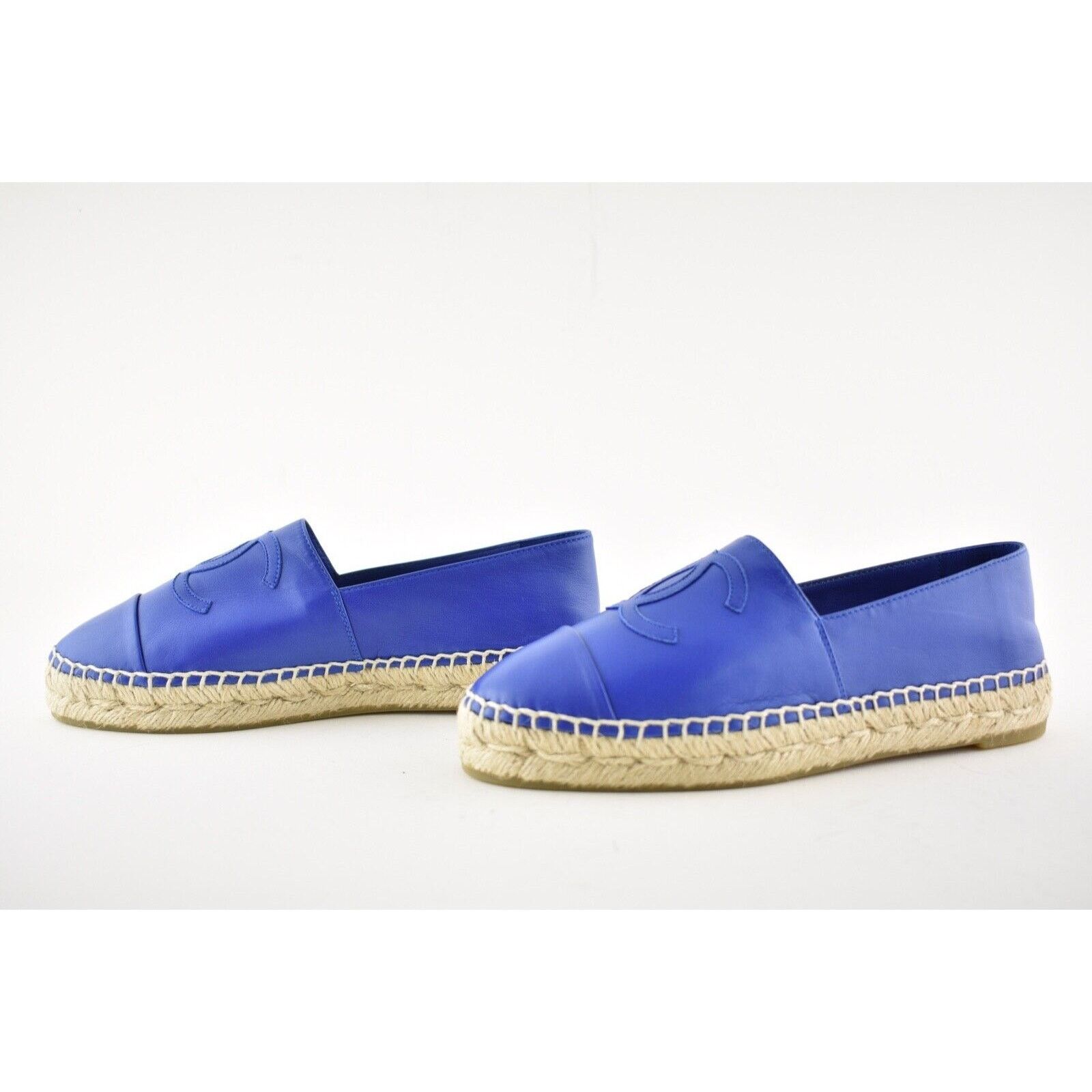 Chanel 19C Lambskin CC Logo Double Sole Espadrille Ballet Flat 35 Size US 5 / IT 35 - 10 Thumbnail