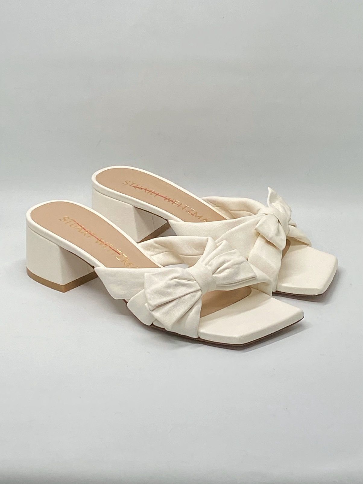 Stuart Weitzman Stuart Weitzman Slip On Bow Sandals size 7 Size US 7 / IT 37 - 1 Thumbnail