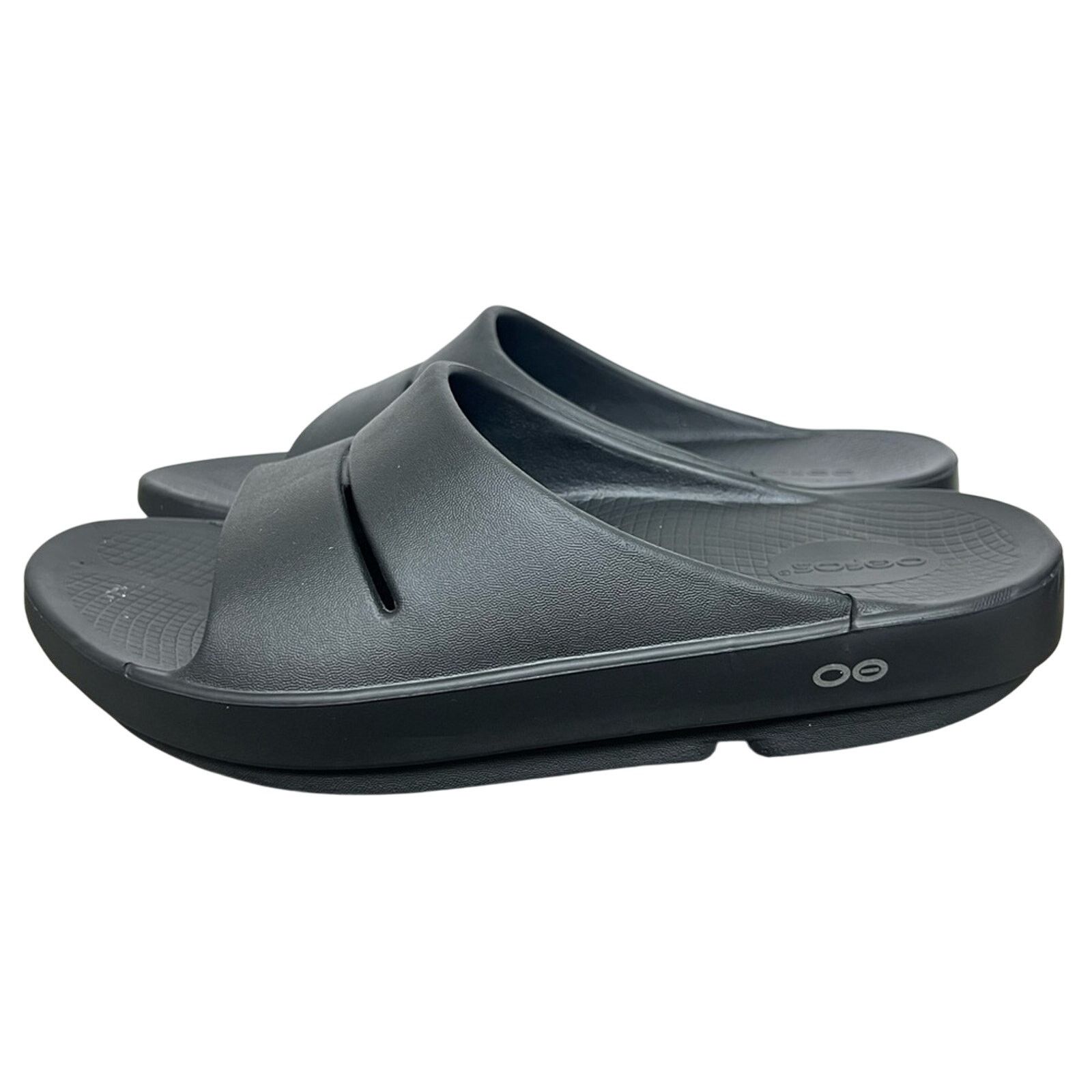 OOF Wear OOFOS OOahh Sport Recovery Black Slide Sandal W11 Men's 9 Size US 9 / EU 42 - 1 Thumbnail