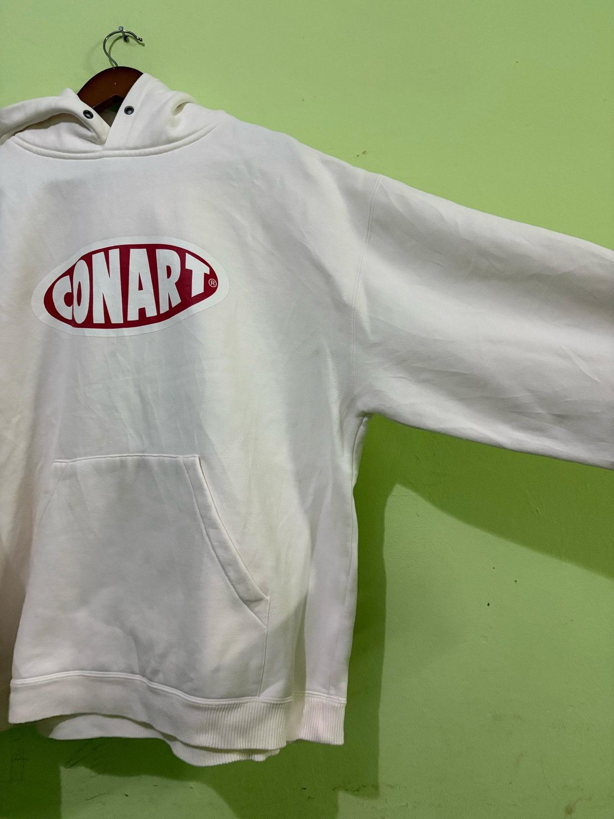 Rap Tees × Vintage VTG Conart Hoodie Big Logo Design HipHop Group Art Design Size US L / EU 52-54 / 3 - 3 Thumbnail