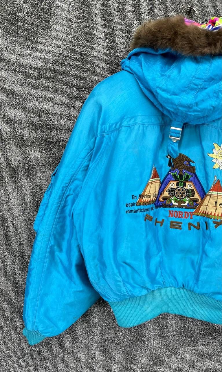Japanese Brand Vintage Phenix Rare Backhit Fur Hoodie Ski Jacket Size M / US 6-8 / IT 42-44 - 3 Thumbnail