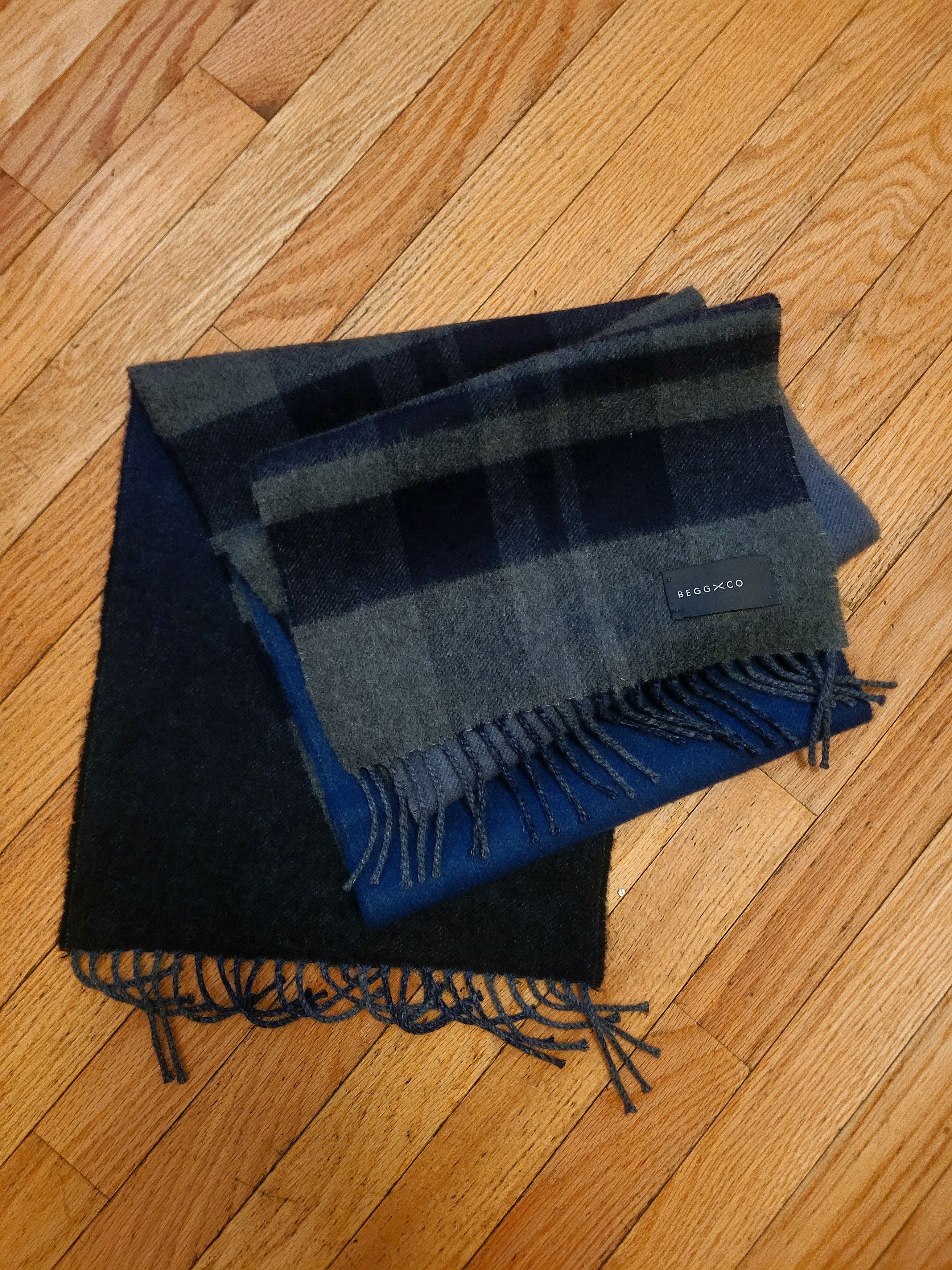Begg x Co Taransay Nuance Rime Cashmere Scarf Size 30 - 4 Thumbnail