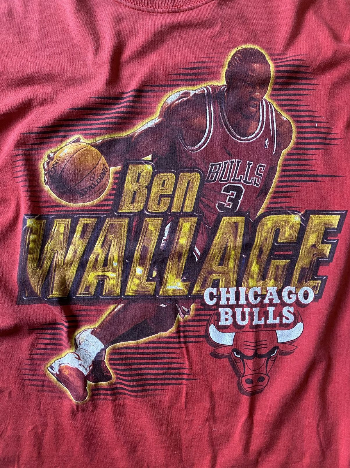 NBA Vintage NBA Ben Wallace Chicago Bulls T-Shirt Size US XL / EU 56 / 4 - 2 Thumbnail