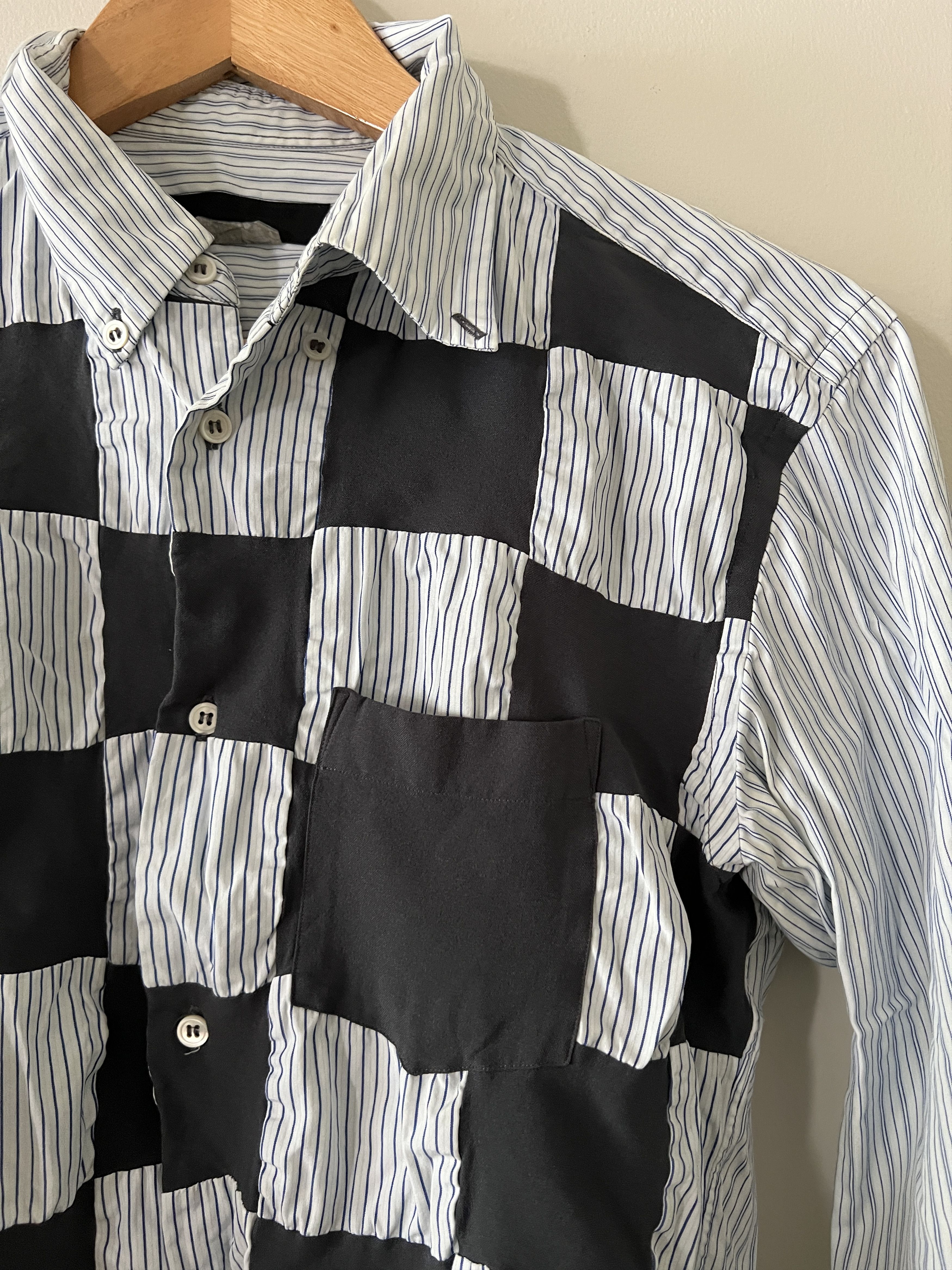 Comme des Garcons Homme Deux Comme Des Garcons, Homme Deux patchwork shirt Size US M / EU 48-50 / 2 - 4 Thumbnail