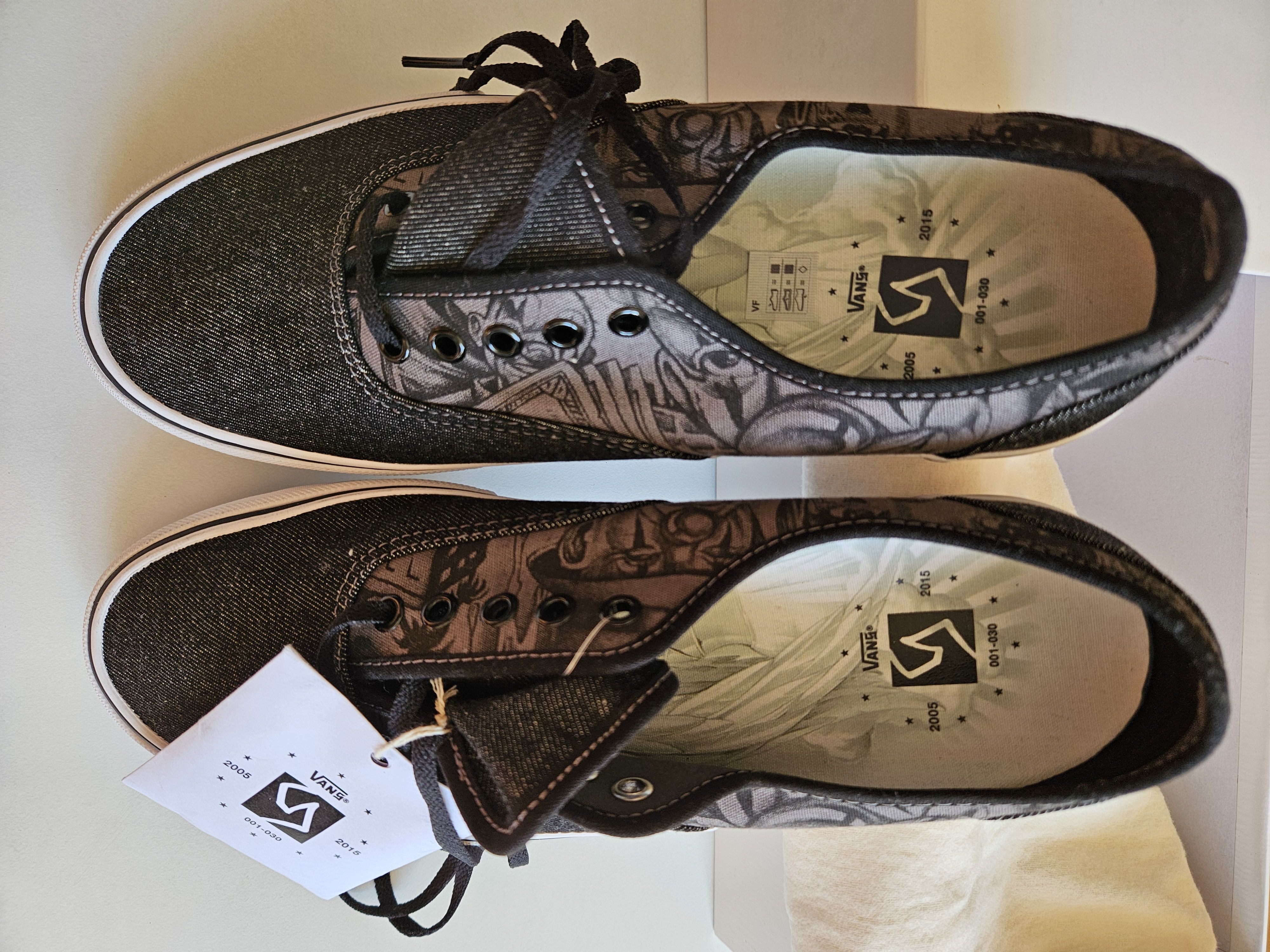 Mister Cartoon × Syndicate × Vans Vans Authentic "S" (Mister Cartoon) black/gold Size US 11.5 / EU 44-45 - 5 Thumbnail