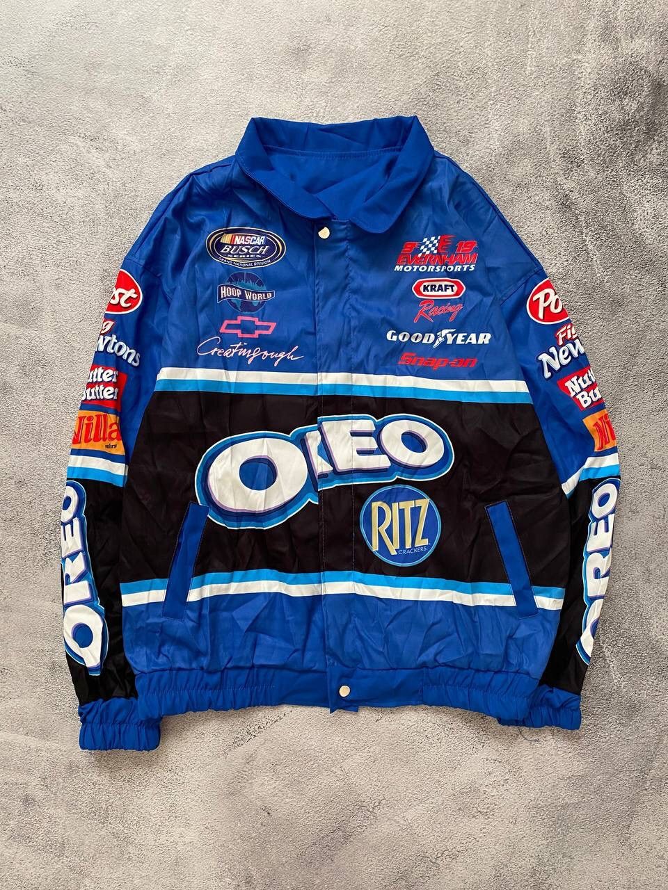 Racing × Streetwear × Vintage Vintage Oreo Ritz Racing Distressed light ...