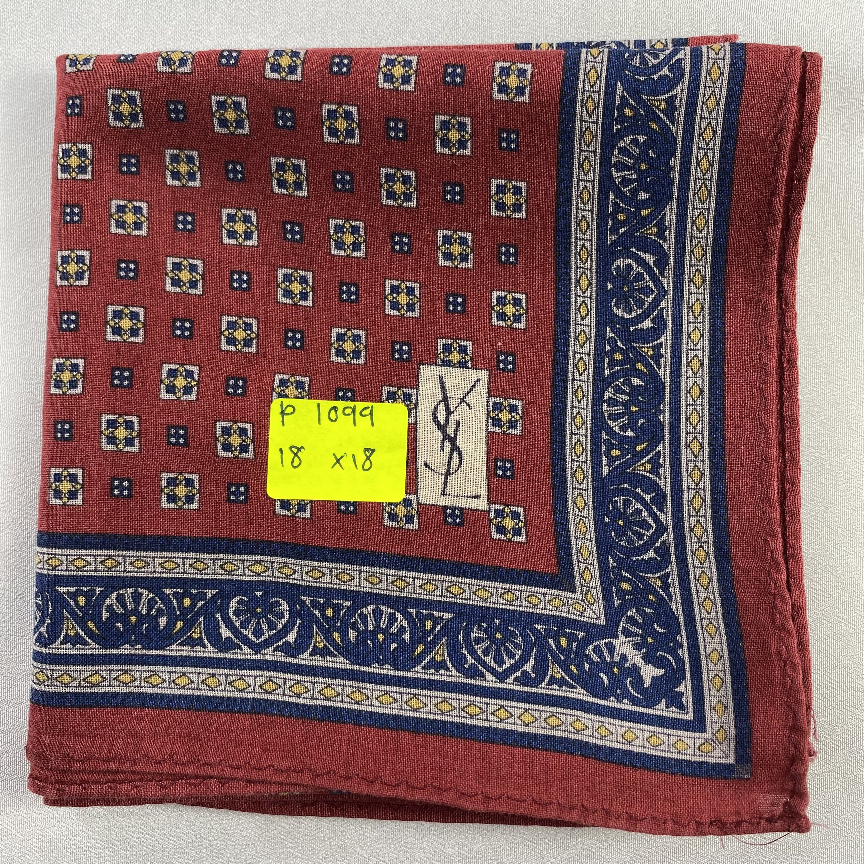 Vintage Yves Saint Laurent Handkerchief / Neckerchief-P1099 Size ONE SIZE - 5 Thumbnail