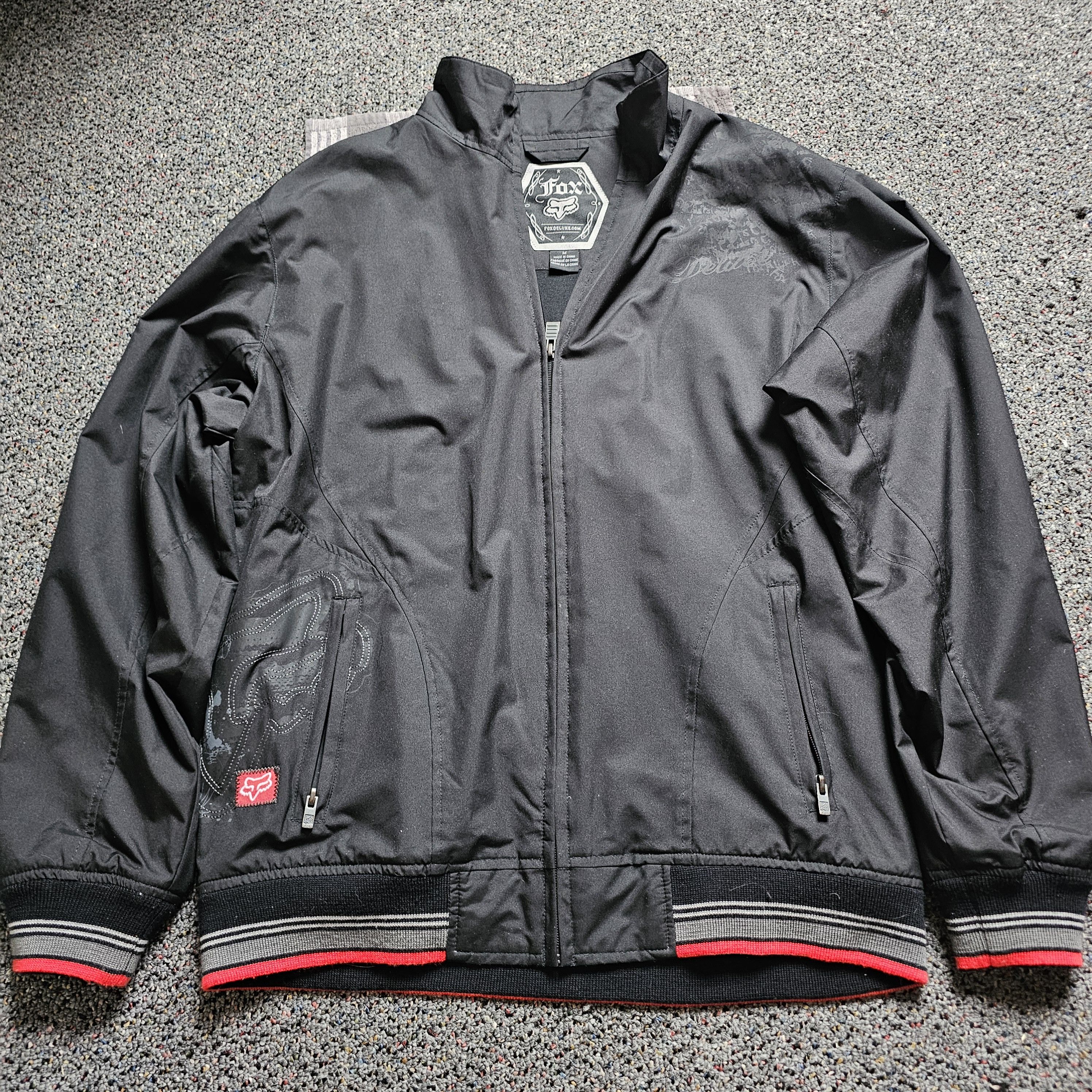 Fox Racing Rare Fox Racing Deluxe Bomber Style Jacket Size M Size US M / EU 48-50 / 2 - 1 Thumbnail
