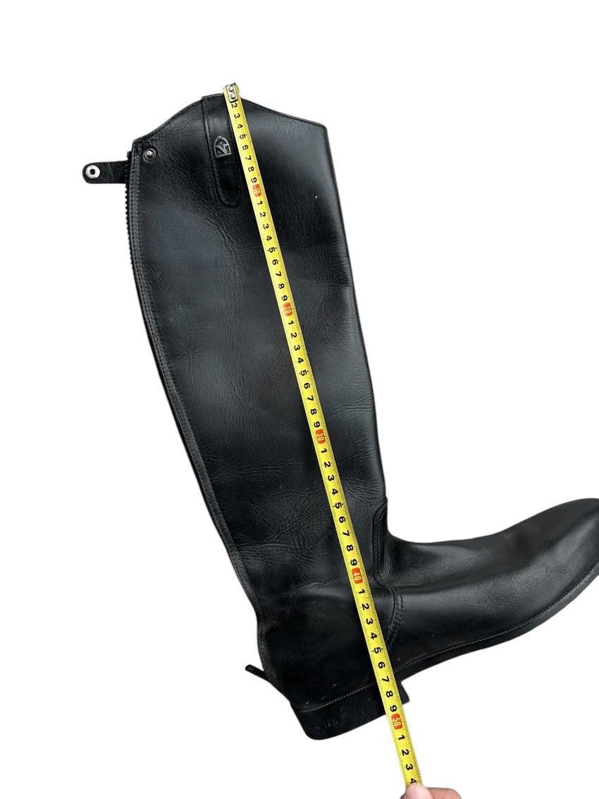 Vintage VTG Veltheim Rancher black Leather Tall Riding Boots Size US 8 / IT 38 - 15 Thumbnail