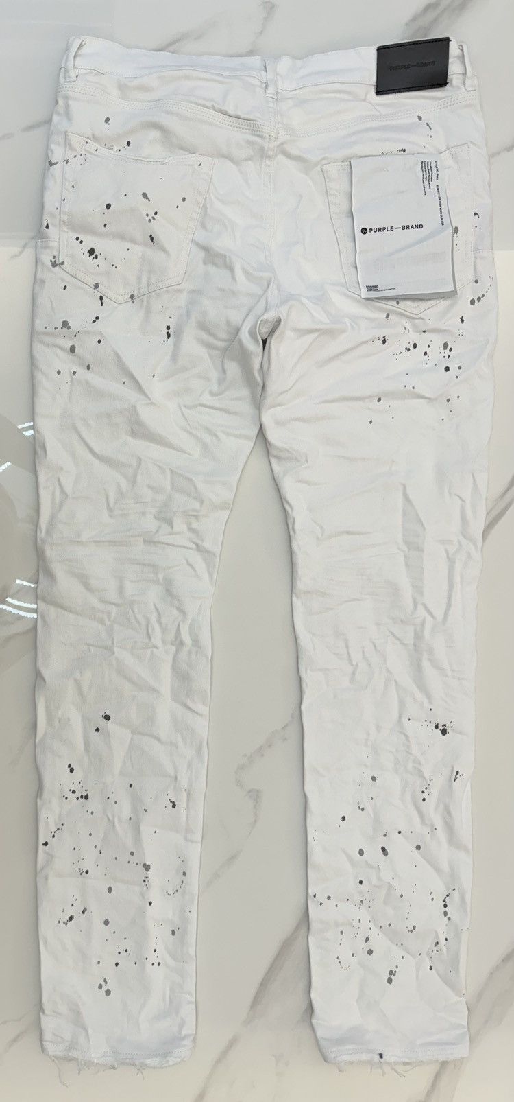 Purple P001 Optic White Paint Blowout Size US 36 / EU 52 - 4 Thumbnail