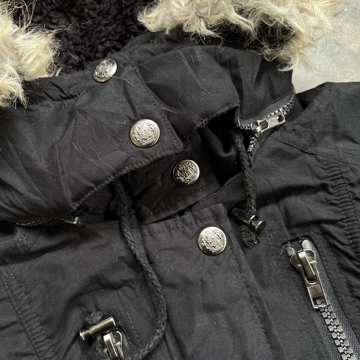 14th Addiction 2000s Dominion 14th Style Fur Hoodie Cargo Jacket Black Size US M / EU 48-50 / 2 - 4 Thumbnail