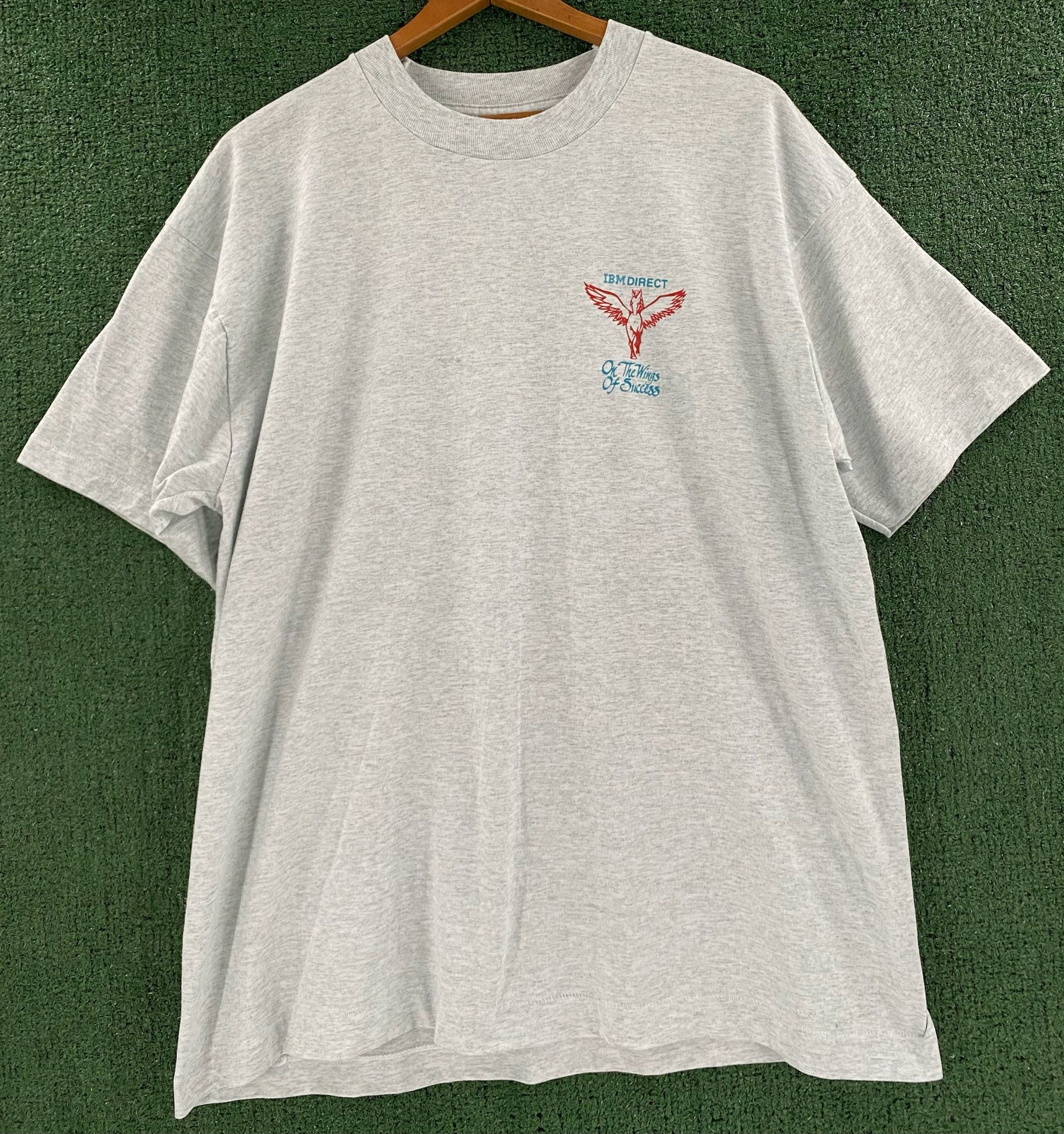 Fruit Of The Loom VTG 90s IBM Direct On The Wings Of Success T-Shirt XL Size US XL / EU 56 / 4 - 1 Thumbnail