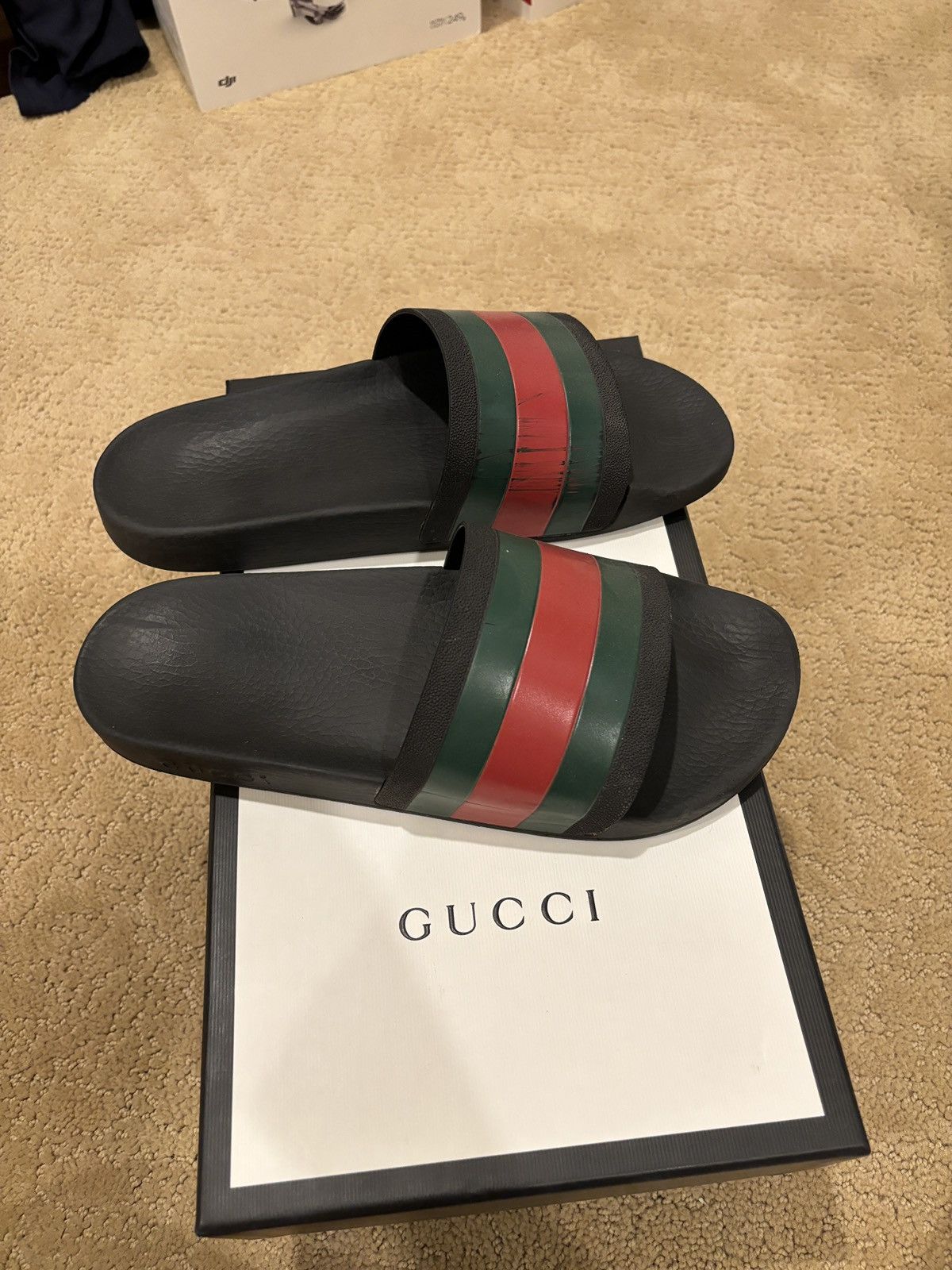 Gucci Gucci Slides Mens Size 9 Size US 9 / EU 42 - 2 Thumbnail