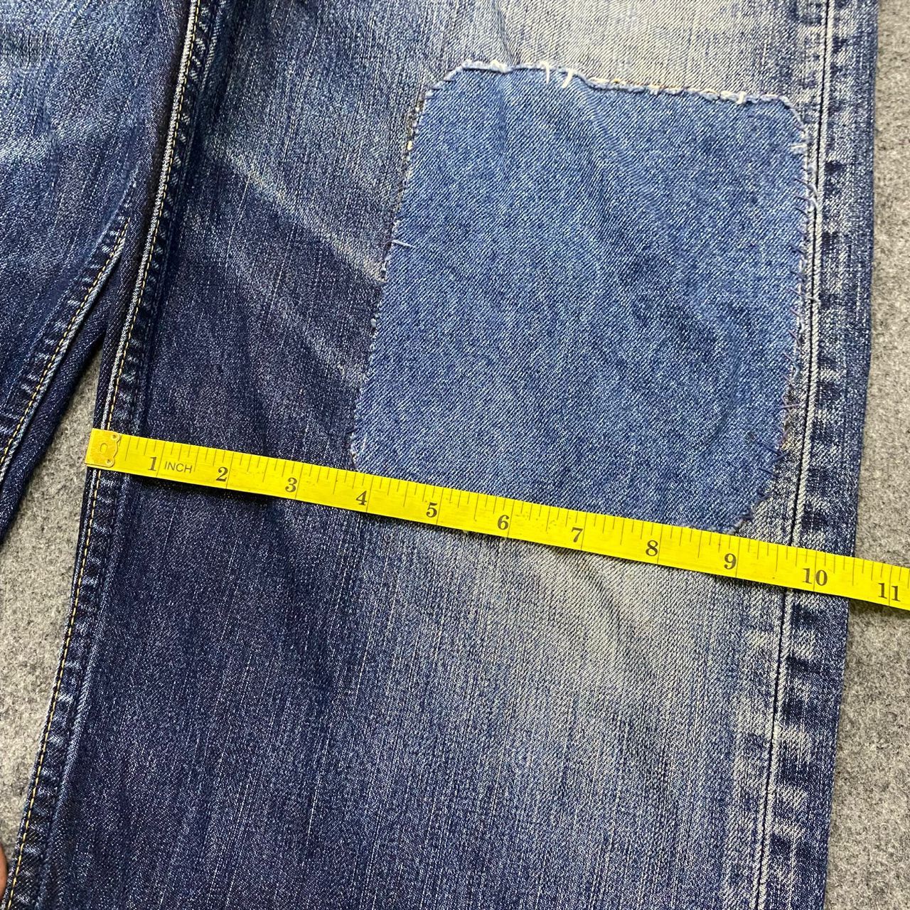 Levi's 💥Vintage Levis 503 Patchwork Denim Kurt Cobain Style Size US 36 / EU 52 - 7 Thumbnail