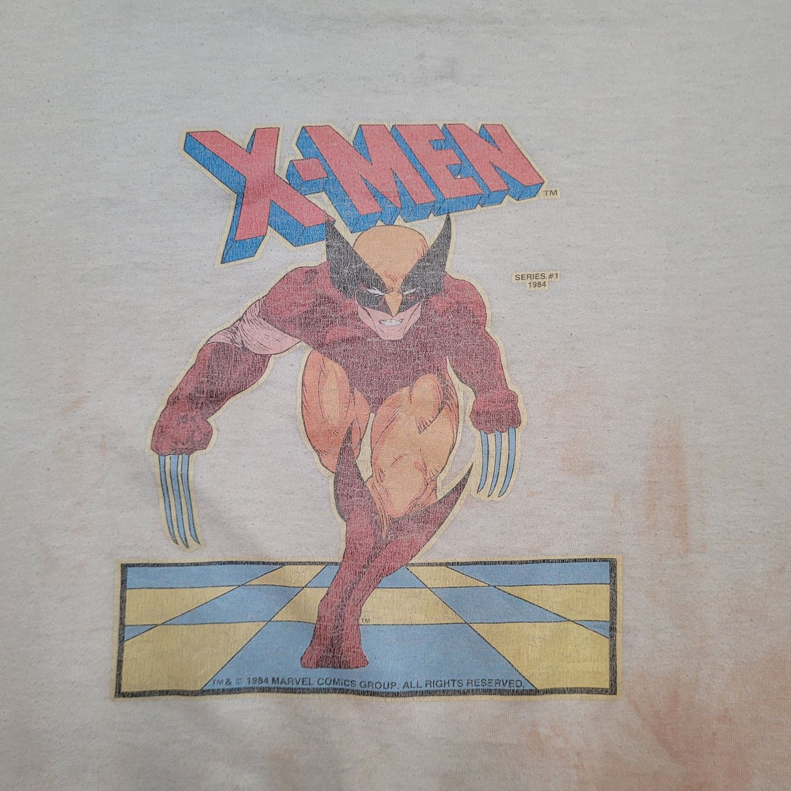 Vintage VTG 1984 X-Men Wolverine Marvel T-Shirt Mens Medium USA Size US M / EU 48-50 / 2 - 2 Thumbnail