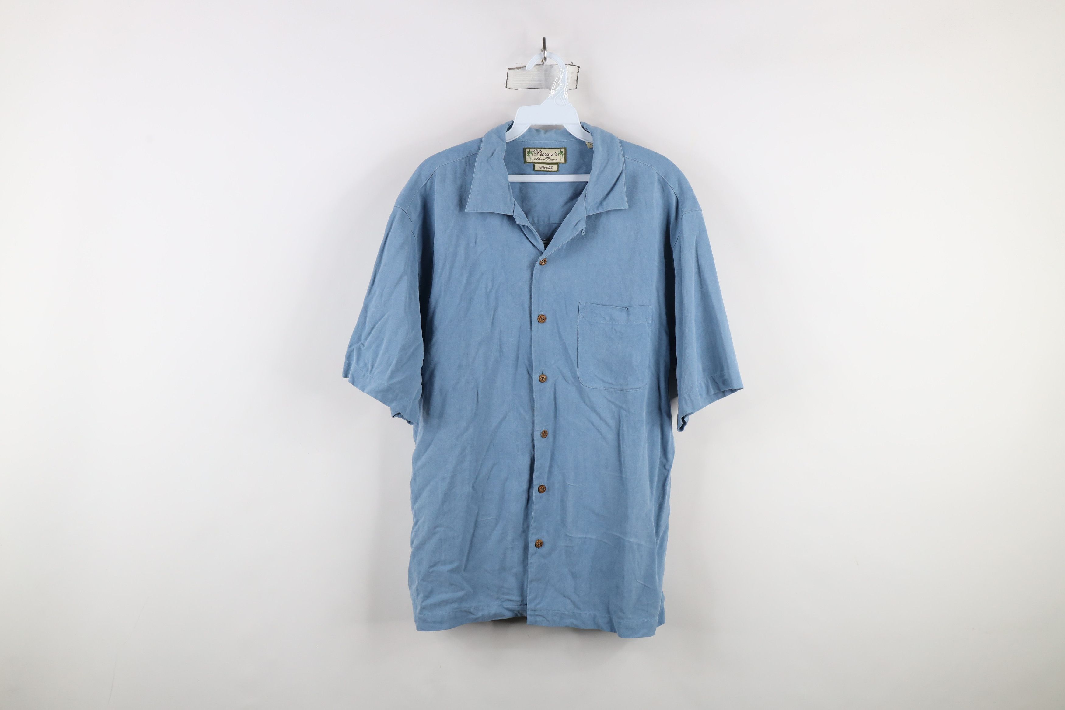 Vintage Vintage 90s Herringbone Big Game Charters Fish Button Shirt Size US M / EU 48-50 / 2 - 1 Thumbnail