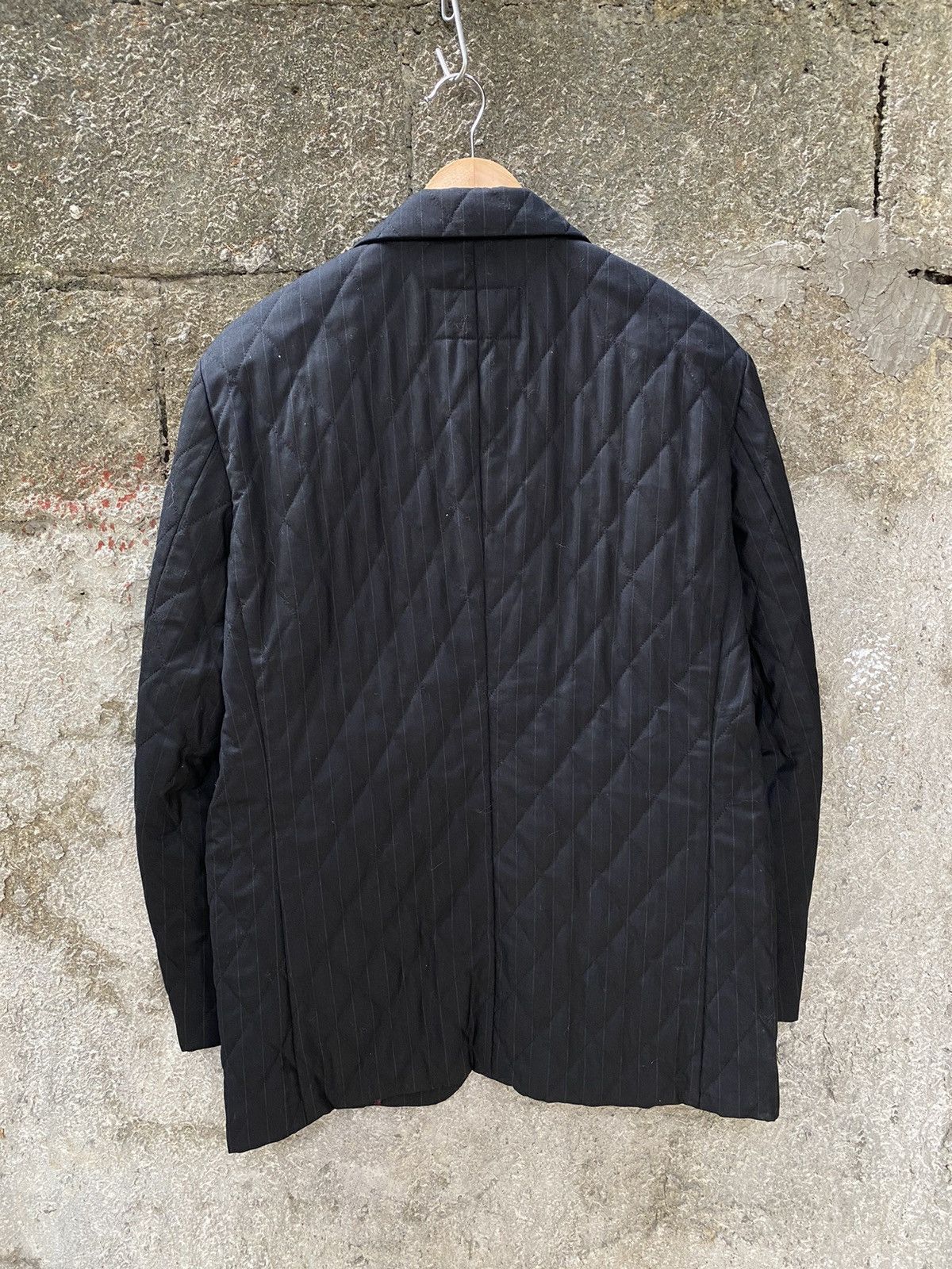 Comme des Garcons Homme Deux Diamond Quilt Wool Jacket Size US L / EU 52-54 / 3 - 4 Thumbnail