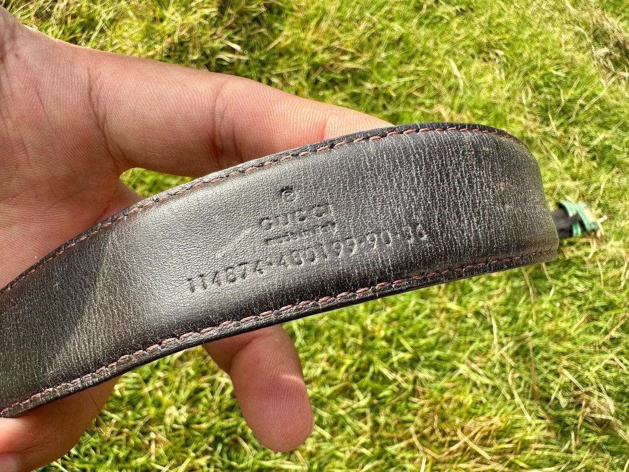 Gucci Authentic Gucci GG Supreme Interlocking Logo Buckle Belt Size ONE SIZE - 6 Thumbnail
