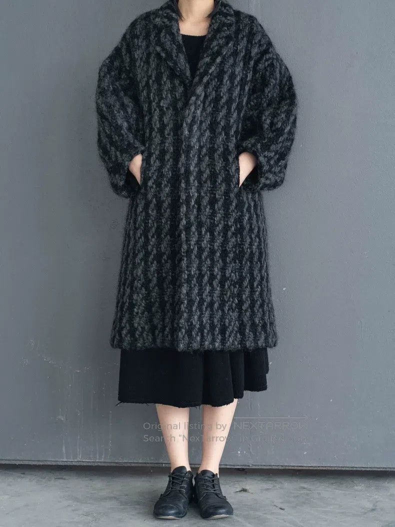 Comme des Garcons Comme Des Garcons size one-size-fits-all Gray-black wool c Size S / US 4 / IT 40 - 7 Thumbnail