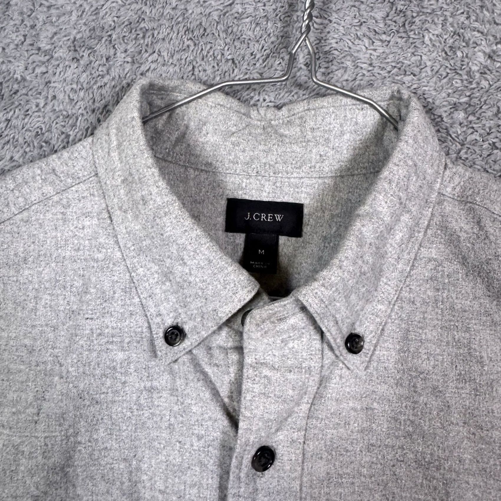 J.Crew J.CREW Shirt Mens M Chamois Flannel Leather Elbow Patch Preppy 06791 Classic Size US M / EU 48-50 / 2 - 5 Thumbnail