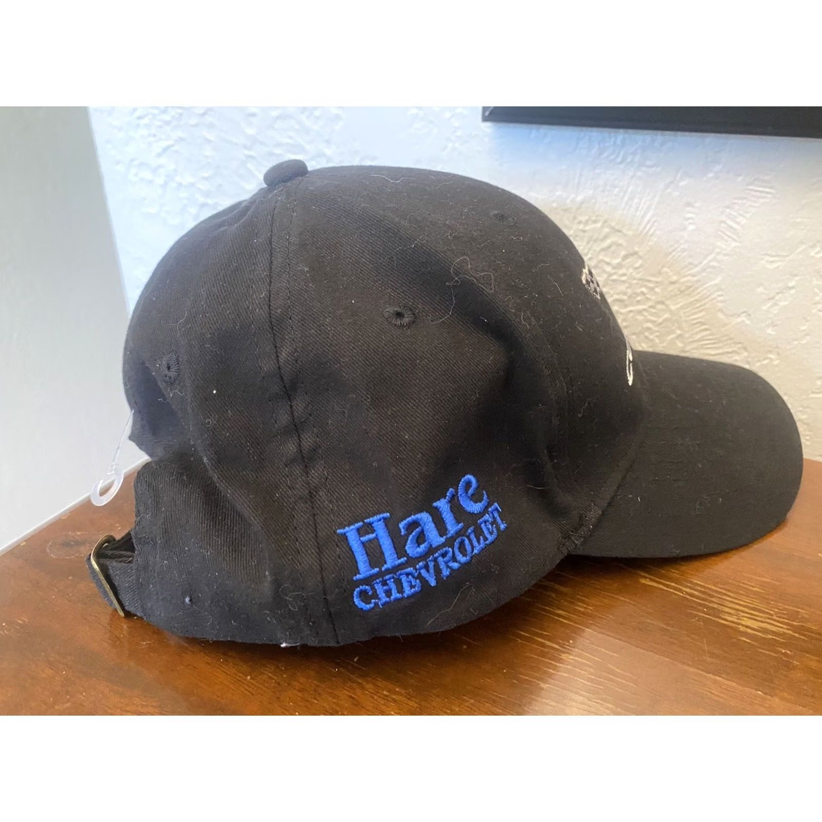 HARE Corvette Racing C8 Hat Adjustable Black Baseball Cap Mens Black C8R Mobil 1 Cars Skull Adjustable Baseball Cap Size ONE SIZE - 4 Thumbnail
