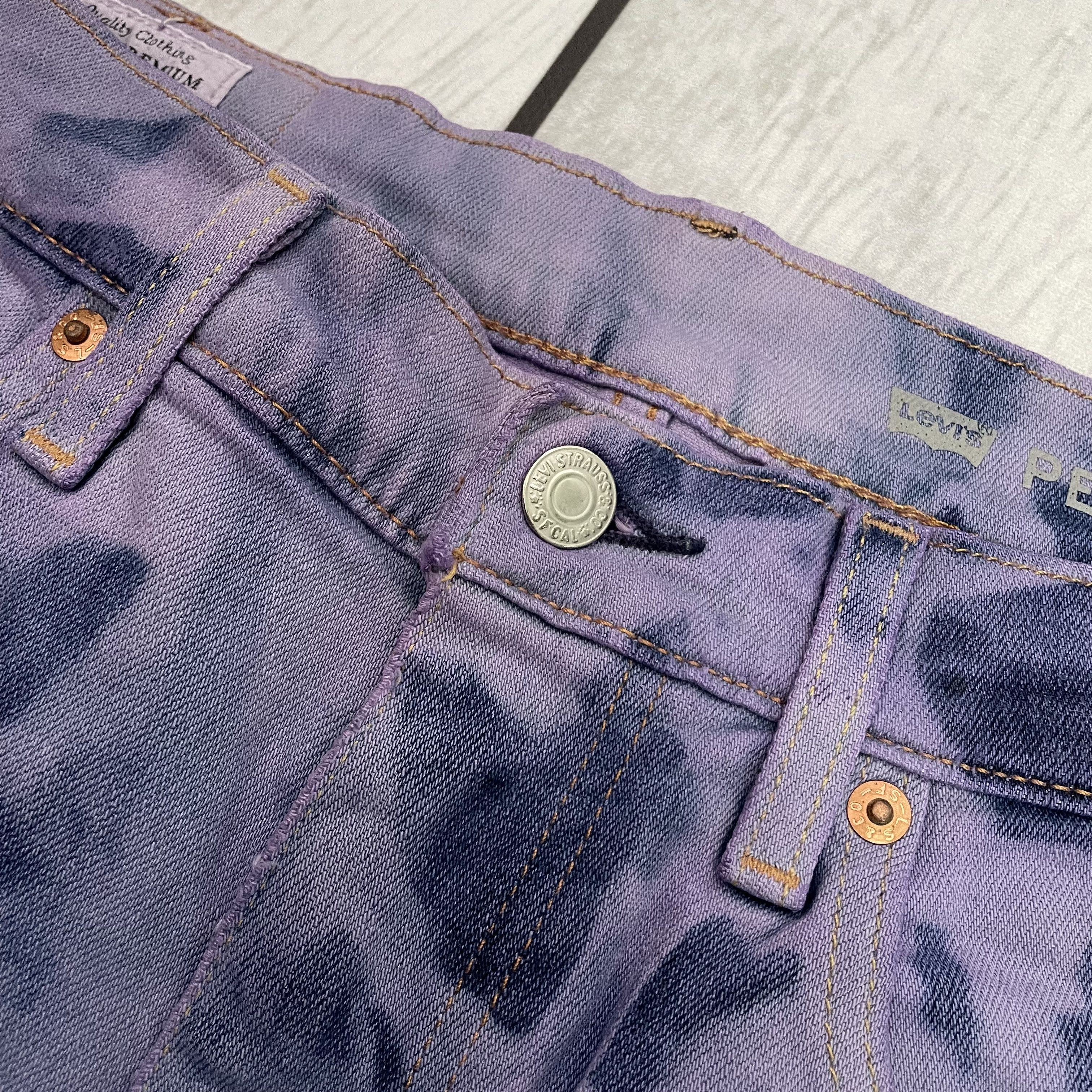 Levi's Custom Reworked Levi's streetwear 1of1 Mystery forest ART Size US 31 - 9 Thumbnail