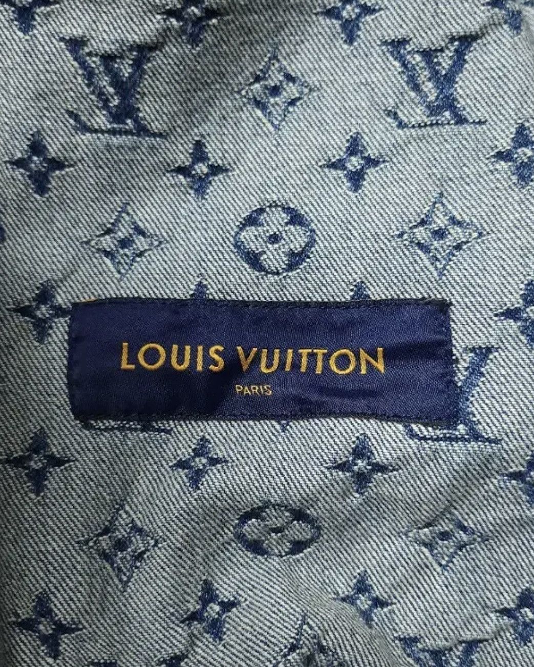 Louis Vuitton × Nigo Louis Vuitton Nigo Monogram Patchwork Denim Hood Zipup JKT Size US L / EU 52-54 / 3 - 8 Thumbnail