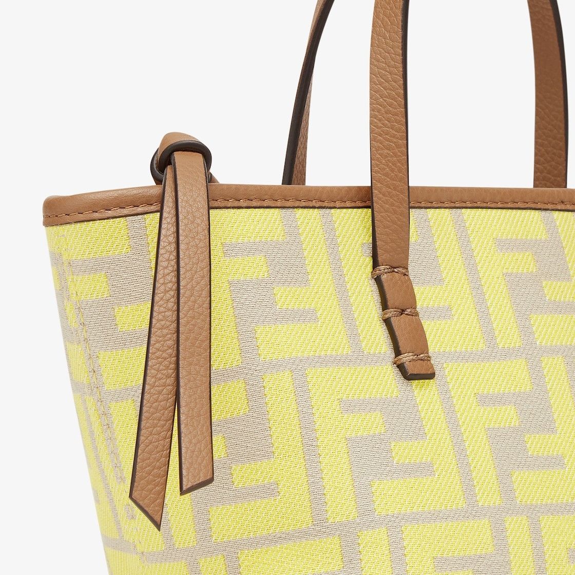 Fendi o1s1wg110925 Size: OS/Fendi Roll Mini in Yellow Size ONE SIZE - 5 Thumbnail