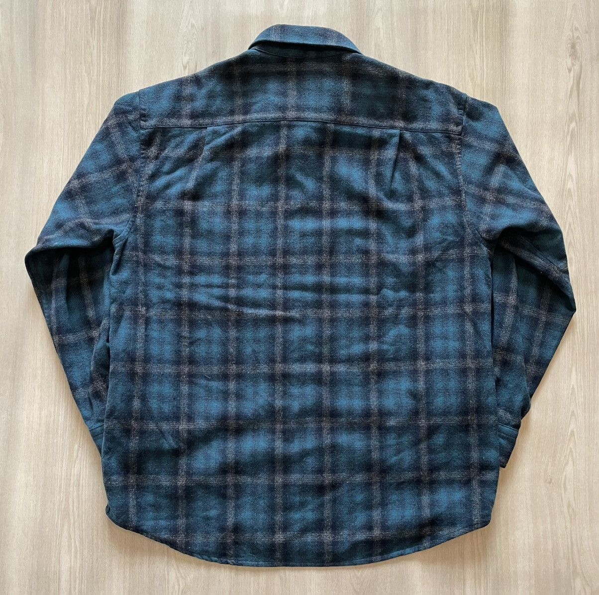 Pendleton × Vintage Vintage Pendleton Trail Plaid Elbow Patch Wool Sz Large Size US L / EU 52-54 / 3 - 6 Thumbnail
