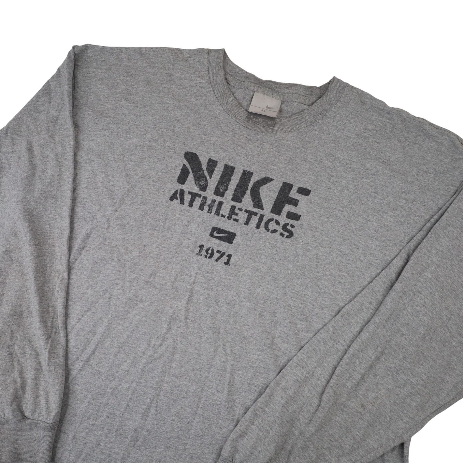 Nike VTG Y2k Nike Athletics Graphic Spellout Long Sleeve T Shirt Size US L / EU 52-54 / 3 - 2 Thumbnail