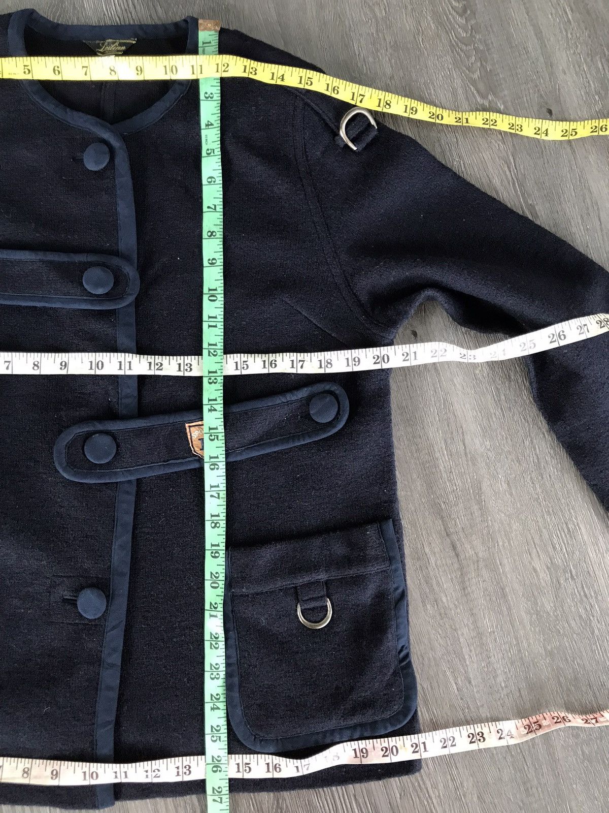 Japanese Brand × Vintage Vintage Japanese Brand Button Up Wool jacket Size M / US 6-8 / IT 42-44 - 12 Thumbnail