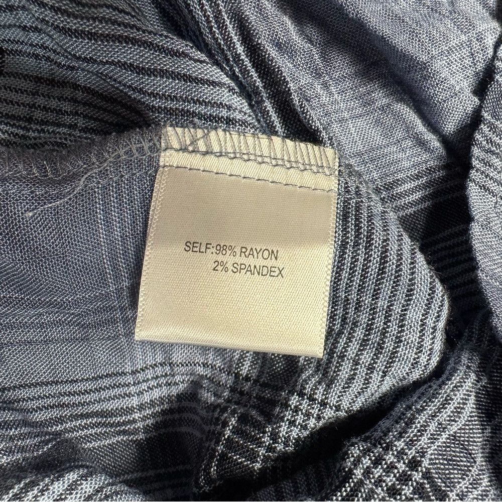 Other NWT New Jane and Delancey Textured Rayon Plaid Flutter Slee Size XXL / US 16-18 / IT 52-54 - 8 Thumbnail