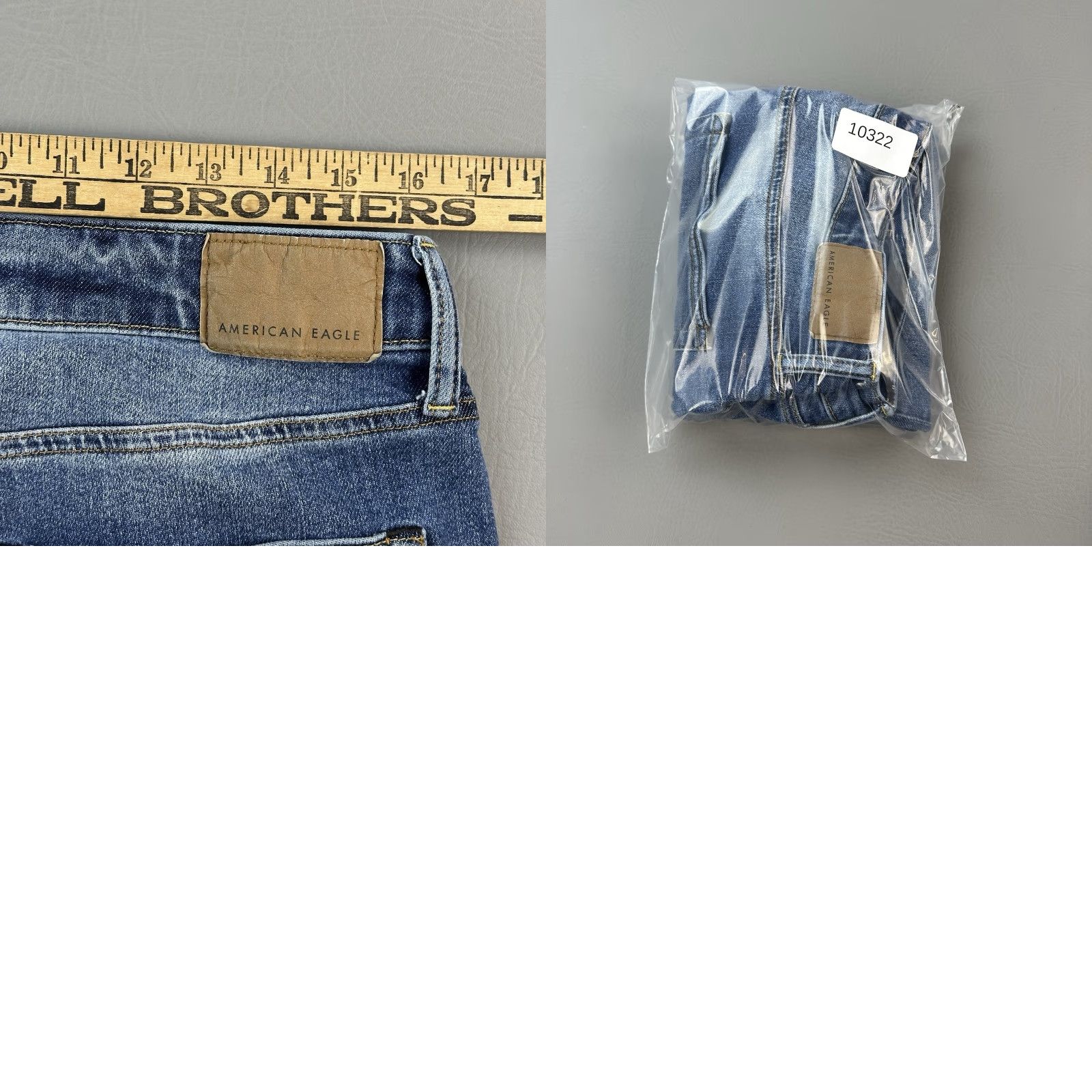 American Eagle Outfitters American Eagle Outfitters Jeans Mens 33x30 Blue Medium Wash Denim Original Straight Stretch Size US 33 - 9 Thumbnail