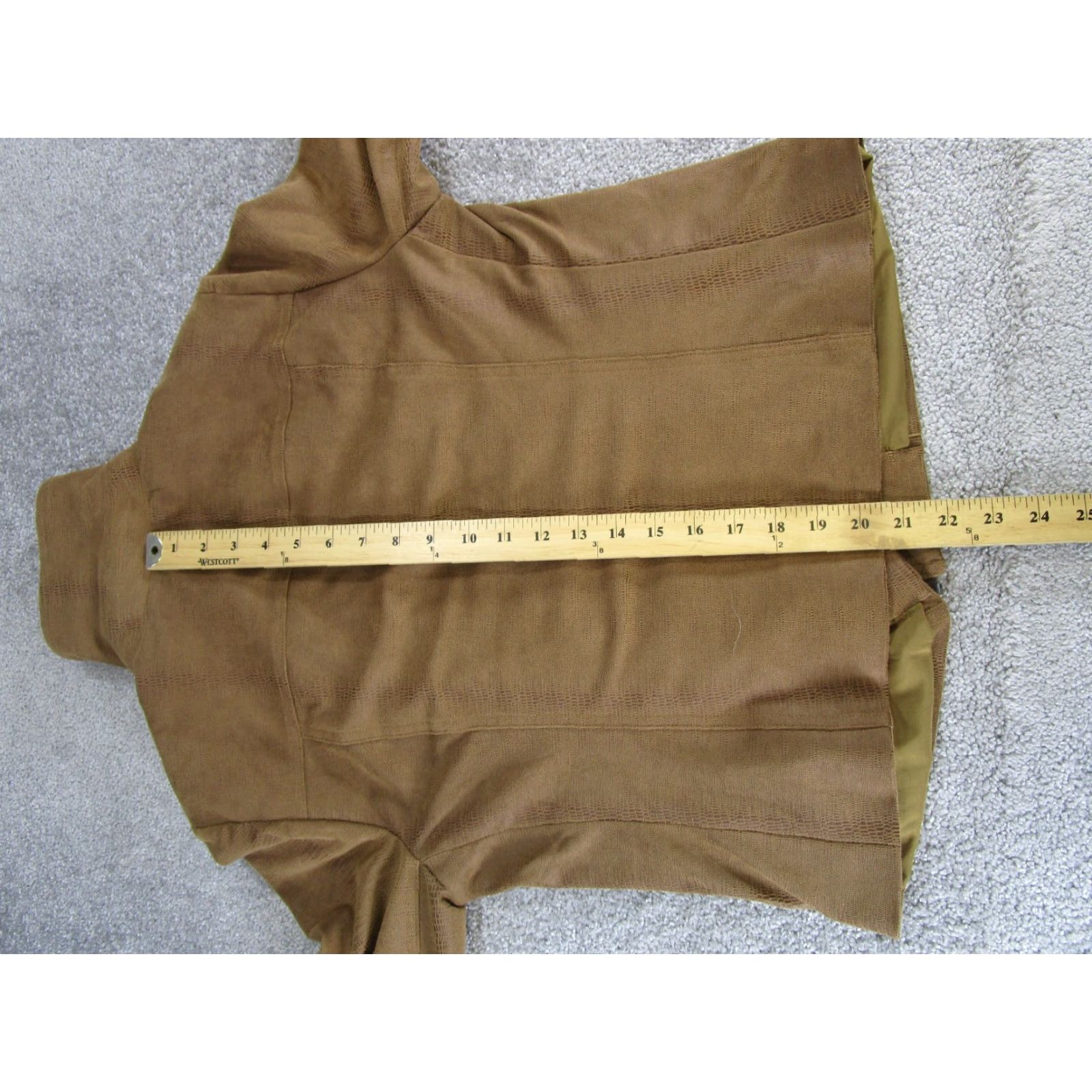 Vintage Chicos Jacket Womens M Brown Regular Jacket - Chico's Clothing Ladies Medium Brown Basic Jacket Women Size M / US 6-8 / IT 42-44 - 7 Thumbnail