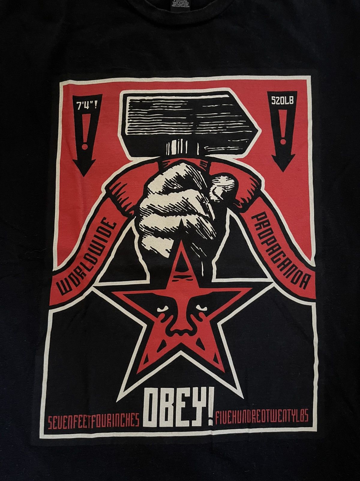 Obey Obey Propaganda Hammer Tee - Large Size US L / EU 52-54 / 3 - 2 Thumbnail