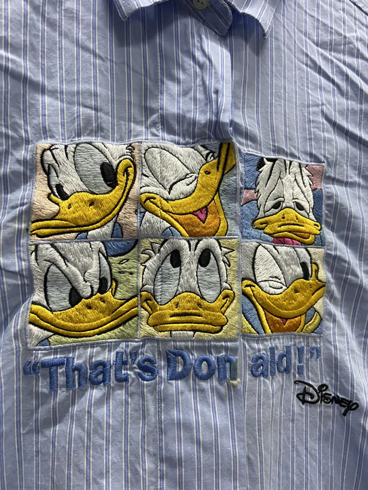 Vintage SEGRETA BY EMMANUEL SCHIVILI DONALD DUCK BUTTON UP SHIRT Size US XS / EU 42 / 0 - 3 Thumbnail