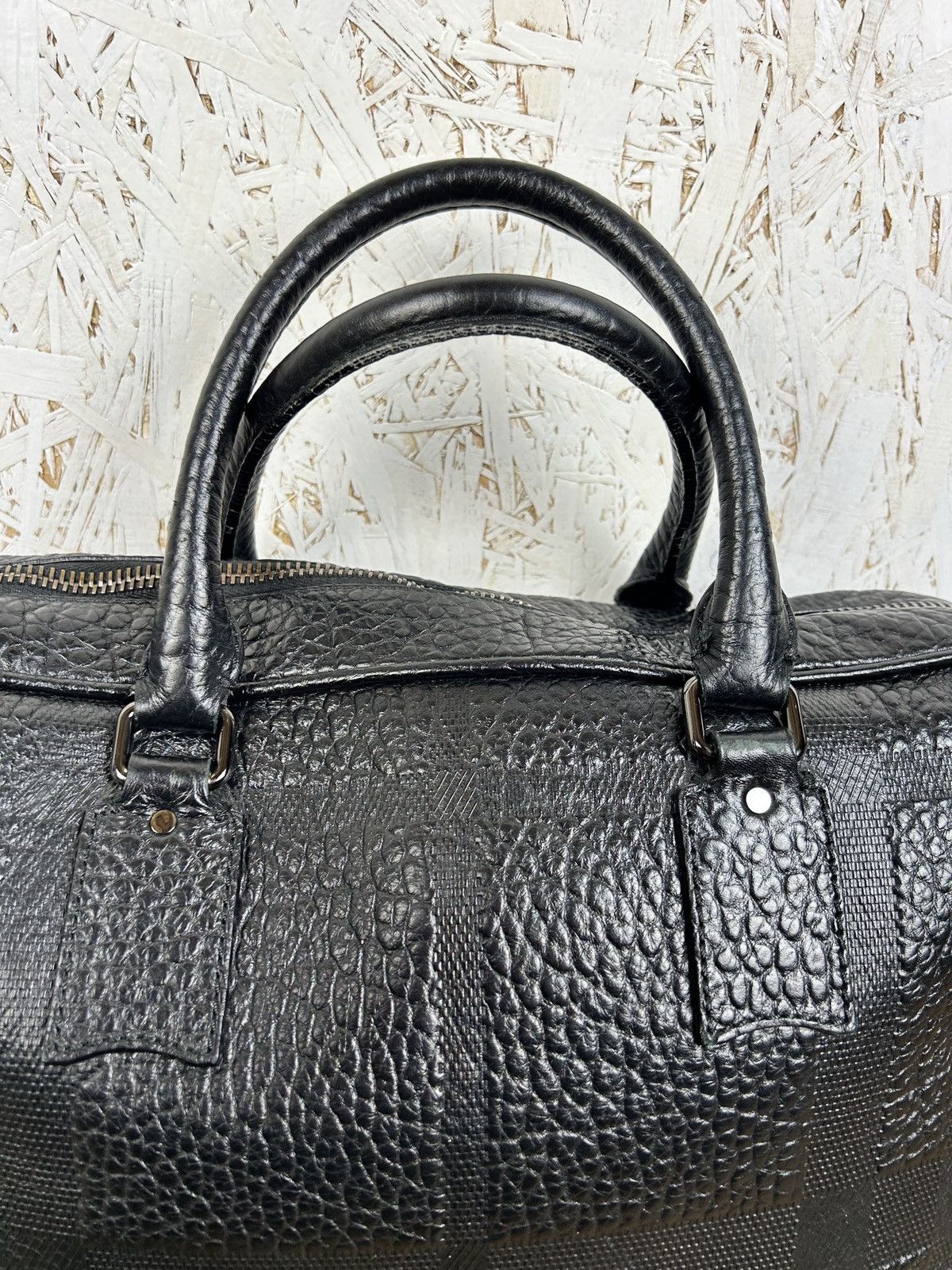 Burberry Burberry Nova Check Leather Notebook Handbag Bag Size ONE SIZE - 2 Thumbnail