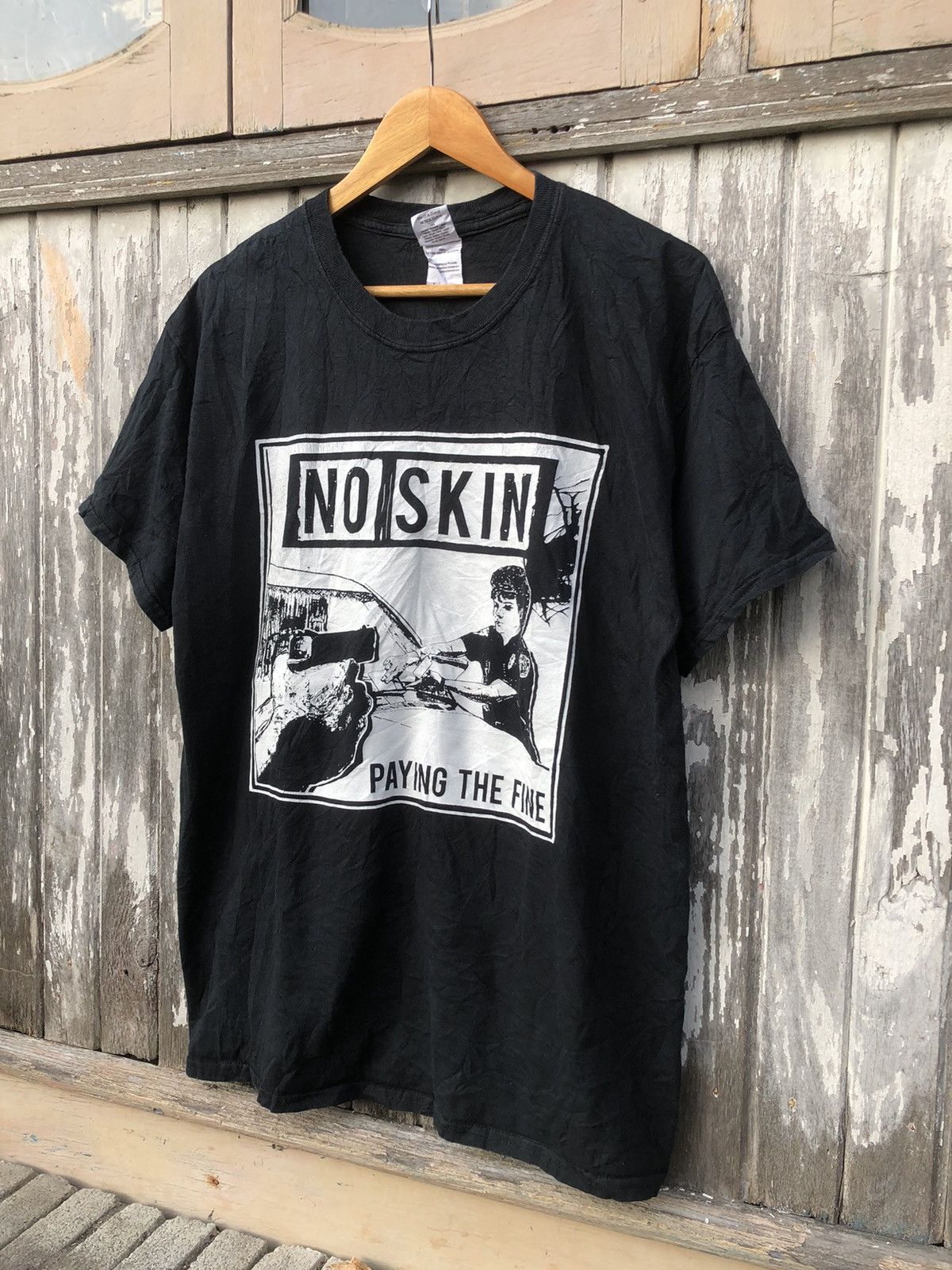 Band Tees × Nirvana × Vintage Vintage Y2K No Skin “Paying The Fine” Tshirt Size US L / EU 52-54 / 3 - 4 Thumbnail