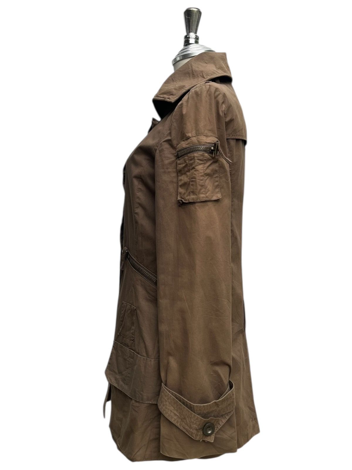GOA GOA Utility Military Style Jacket Olive Size M / US 6-8 / IT 42-44 - 7 Thumbnail