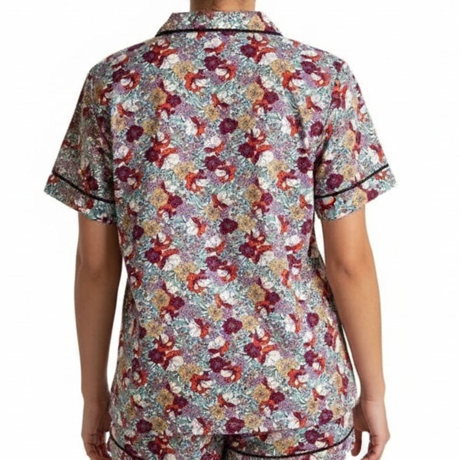 Jockey Lot 3 Jockey Multicolor Floral Soft Touch Luxe Pajama Top, L Size ONE SIZE - 4 Thumbnail