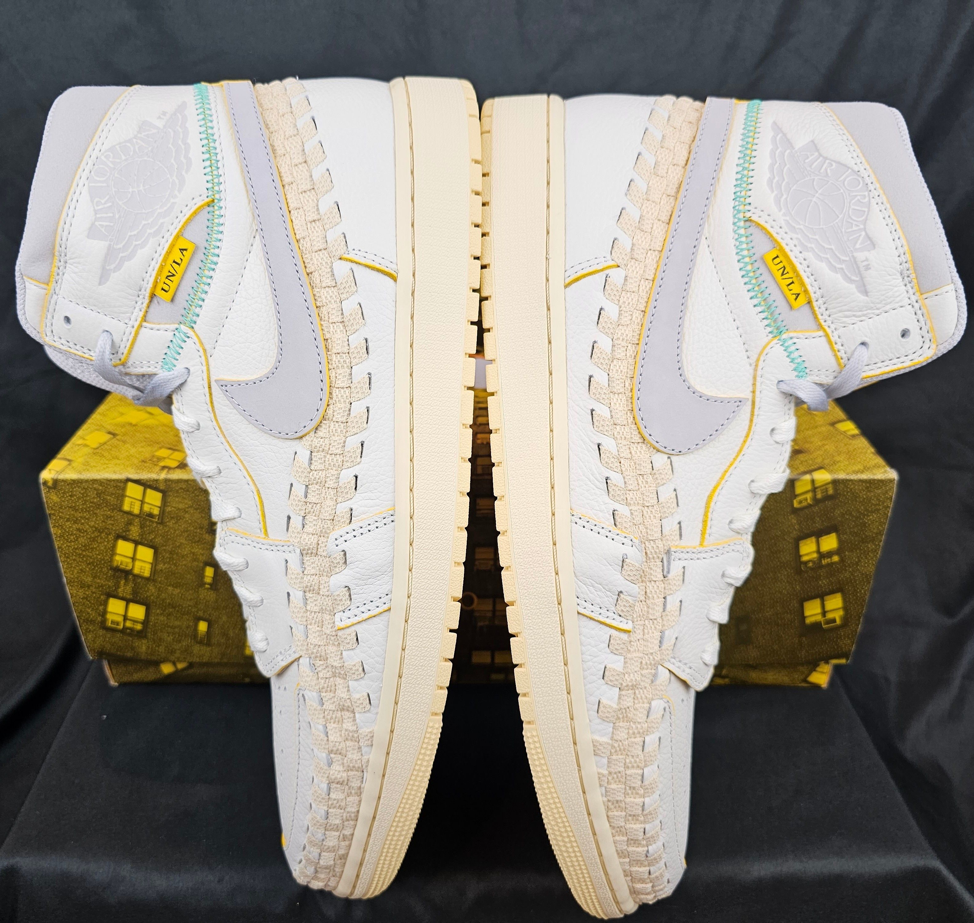 Jordan Brand Nike Jordan 1 Retro Hi OG SP Union LA Bephies Beauty Supply Size US 14 / EU 47 - 6 Thumbnail