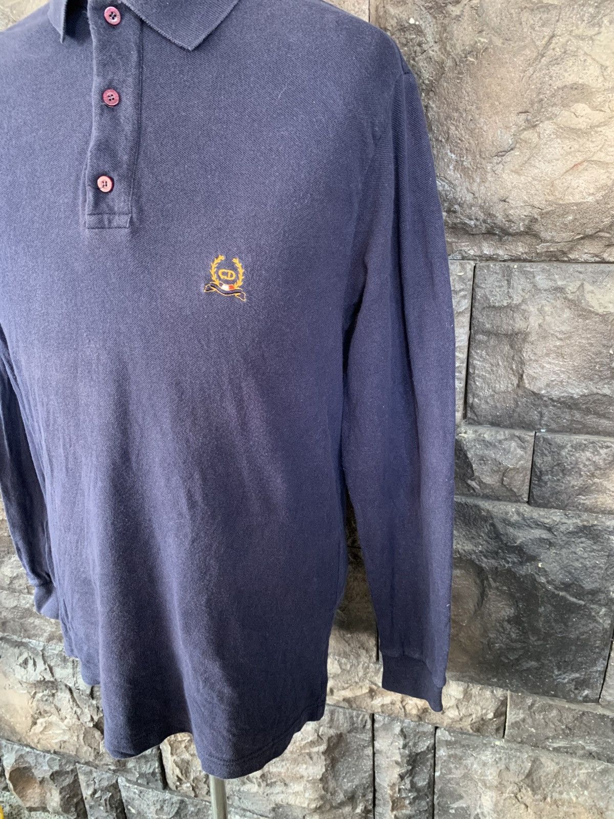 Christian Dior Monsieur Vintage Christian Dior Long Sleeve Polo Shirt Size US M / EU 48-50 / 2 - 2 Thumbnail