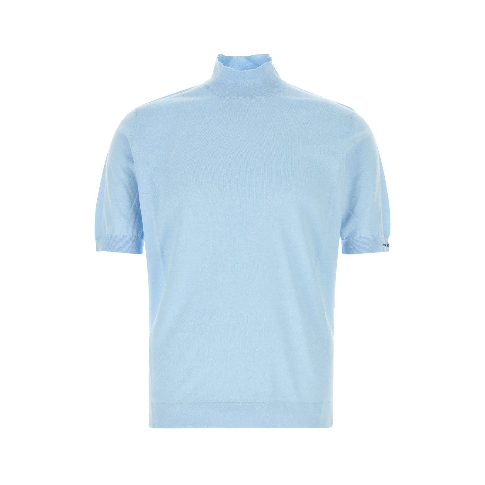 Prada PRADA Light Blue Cotton Sweater New & Authentic (Men's size: Size US L / EU 52-54 / 3 - 1 Thumbnail