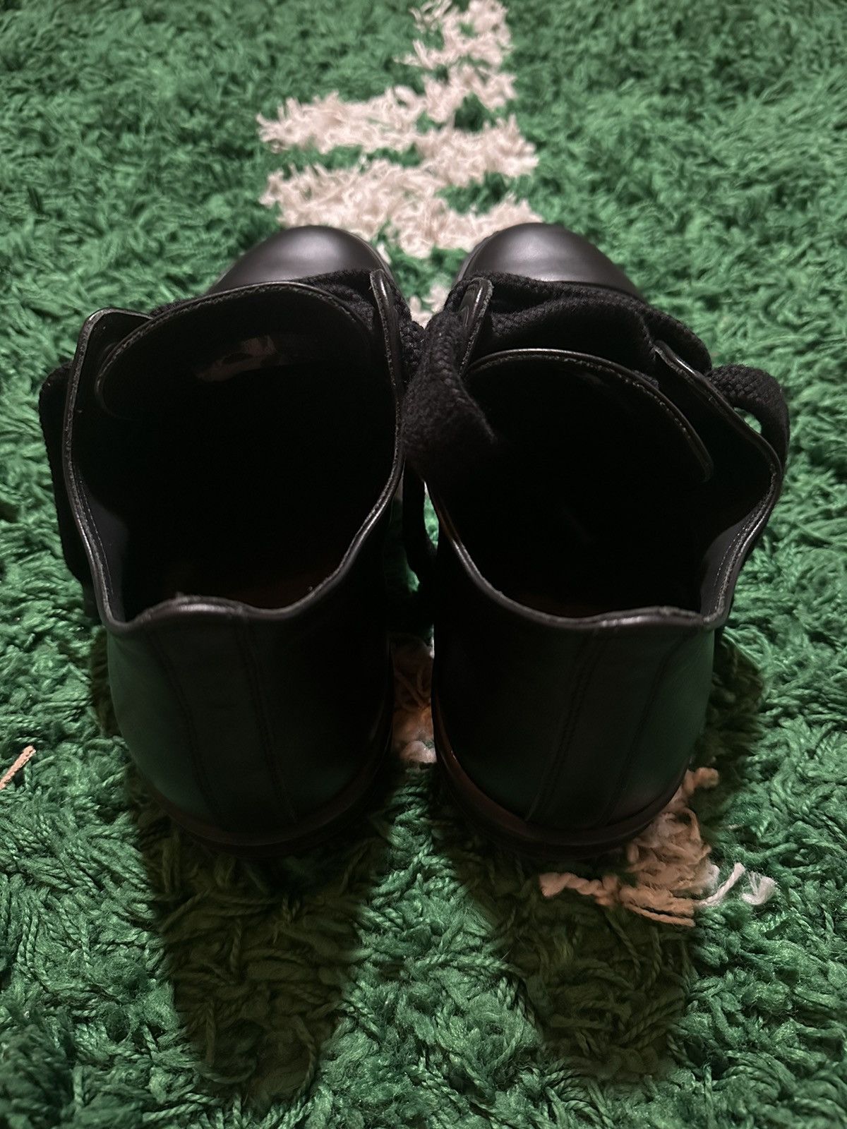 Rick Owens Rick Owens Black Jumbo Lace Sneakers Size US 9 / EU 42 - 10 Thumbnail