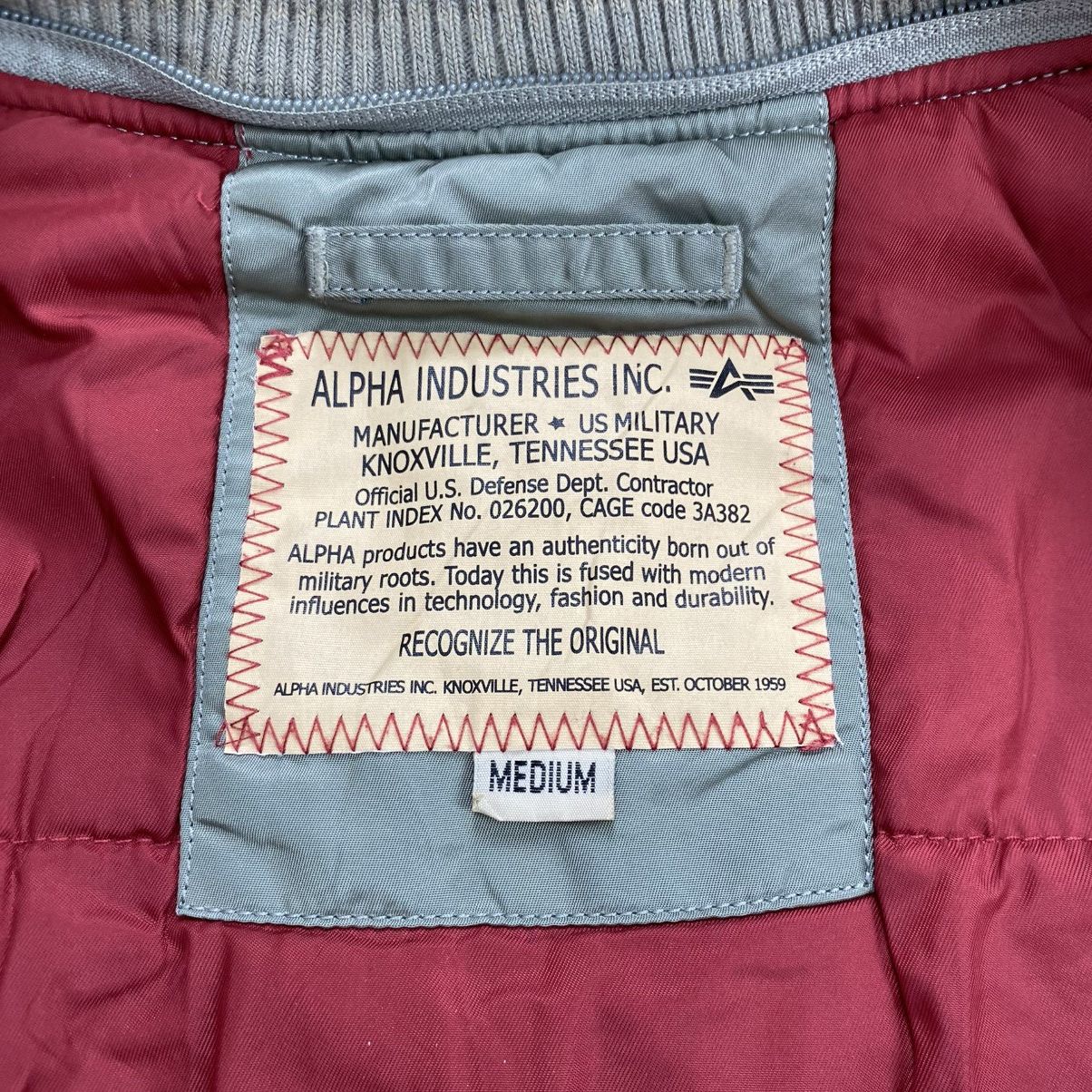 Alpha Industries 1968 Vintage Alpha Industries MA-1 OG Military Bomber Jacket Size US M / EU 48-50 / 2 - 7 Thumbnail