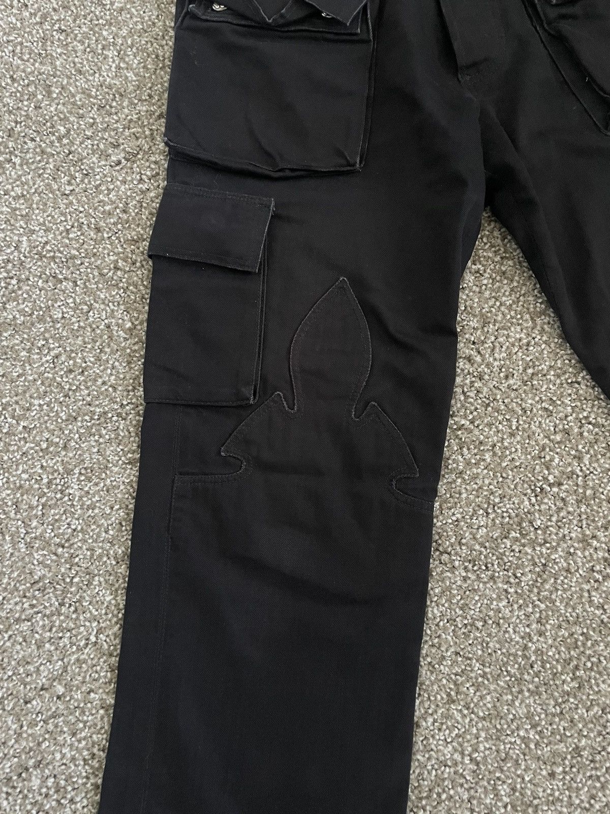 Chrome Hearts Chrome Hearts 9 Pocket Le Fleur Cargo Pants Size US 28 / EU 44 - 4 Thumbnail