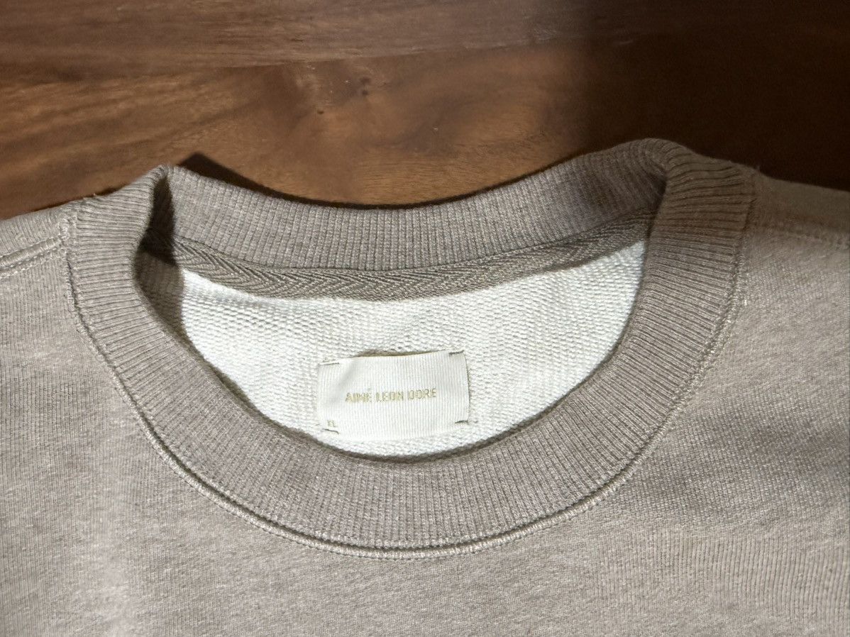 Aime Leon Dore Aime Leon Dore Aimé Tonal Logo Camel Melange Crewneck XL Size US XL / EU 56 / 4 - 2 Thumbnail