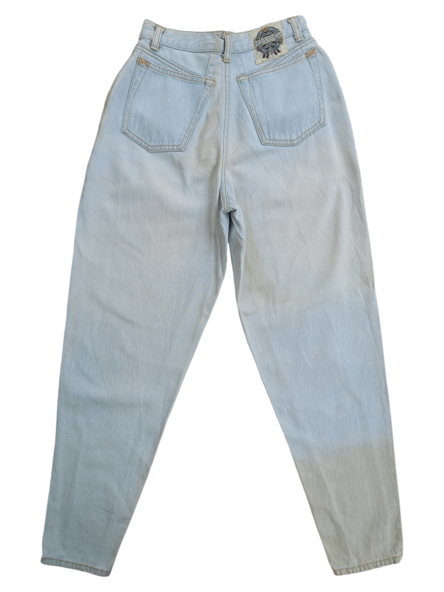 Japanese Brand × Vintage BRAPPERS Tapered Vintage Streetwear Denim Size 23" - 11 Thumbnail