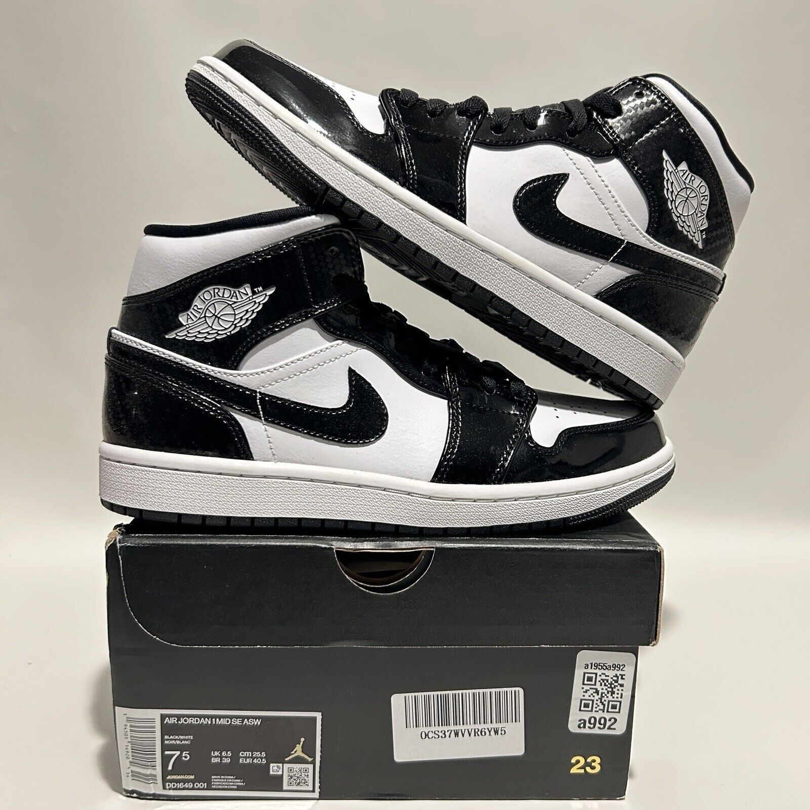 Nike Air Jordan 1 Retro Mid SE “All-Star/Carbon Fiber” 2024
